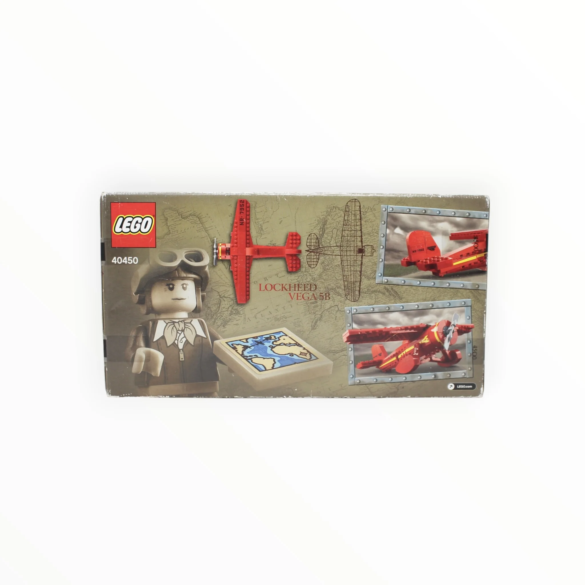 Retired Set 40450 LEGO Amelia Earhart Tribute (slight box damage) - Image 2