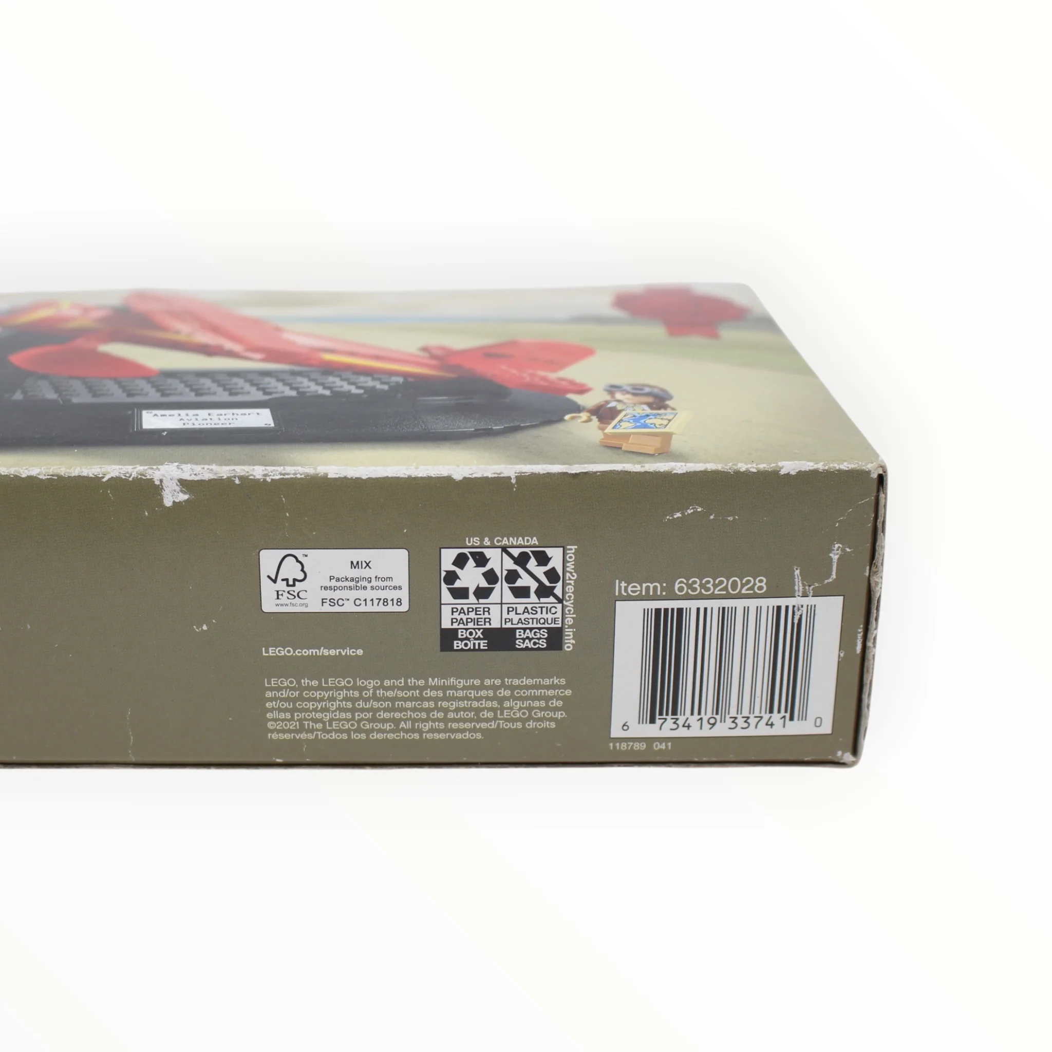Retired Set 40450 LEGO Amelia Earhart Tribute (slight box damage) - Image 3