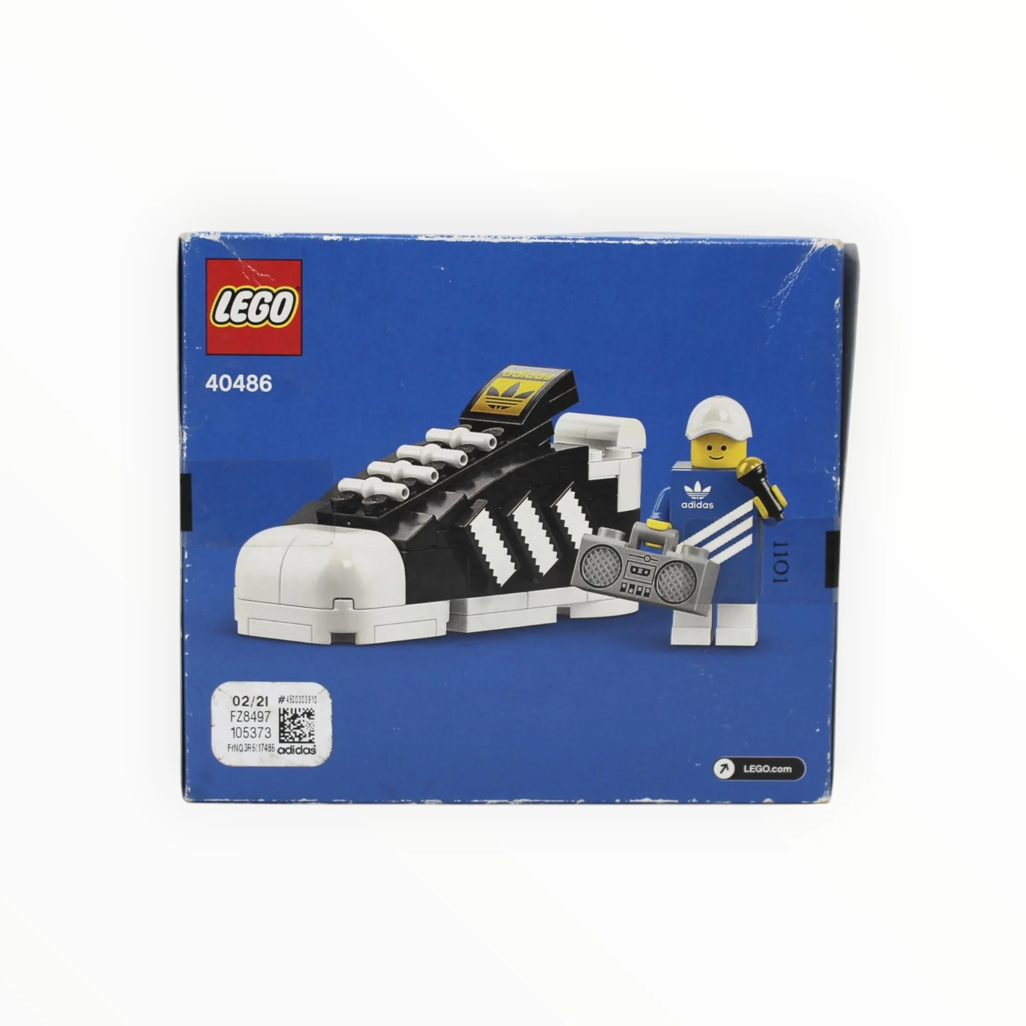 Retired Set 40486 LEGO Mini Adidas Originals Superstar (damaged box) - Image 2
