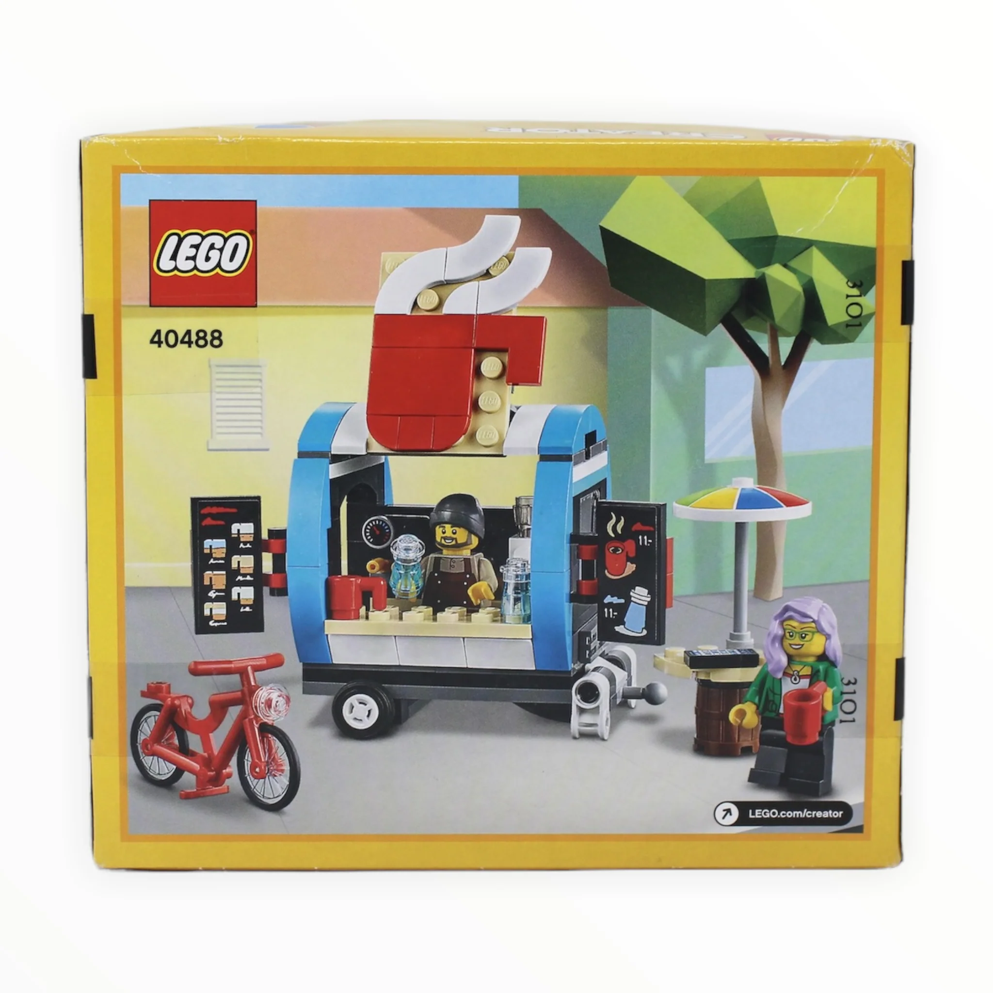 Retired Set 40488 Creator Coffee Cart - Image 2