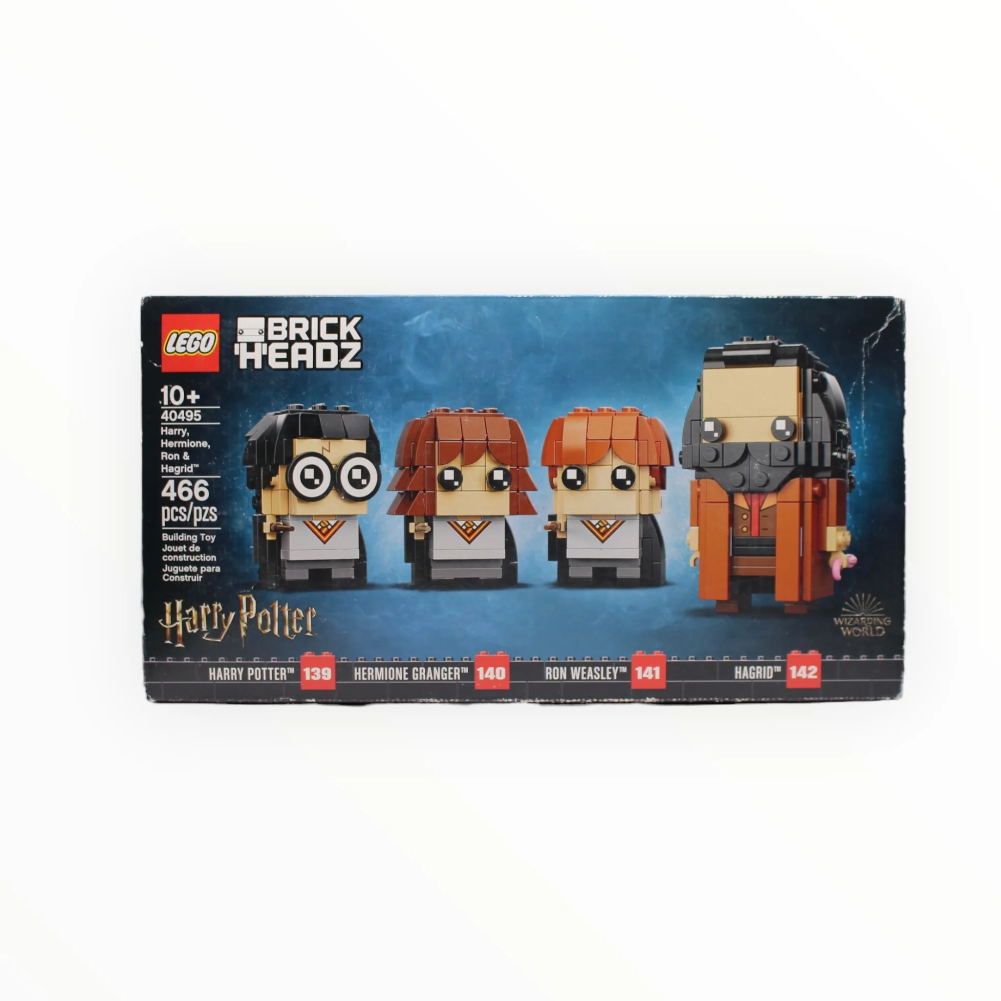 Retired Set 40495 Harry Potter BrickHeadz Harry, Hermione, Ron & Hagrid
