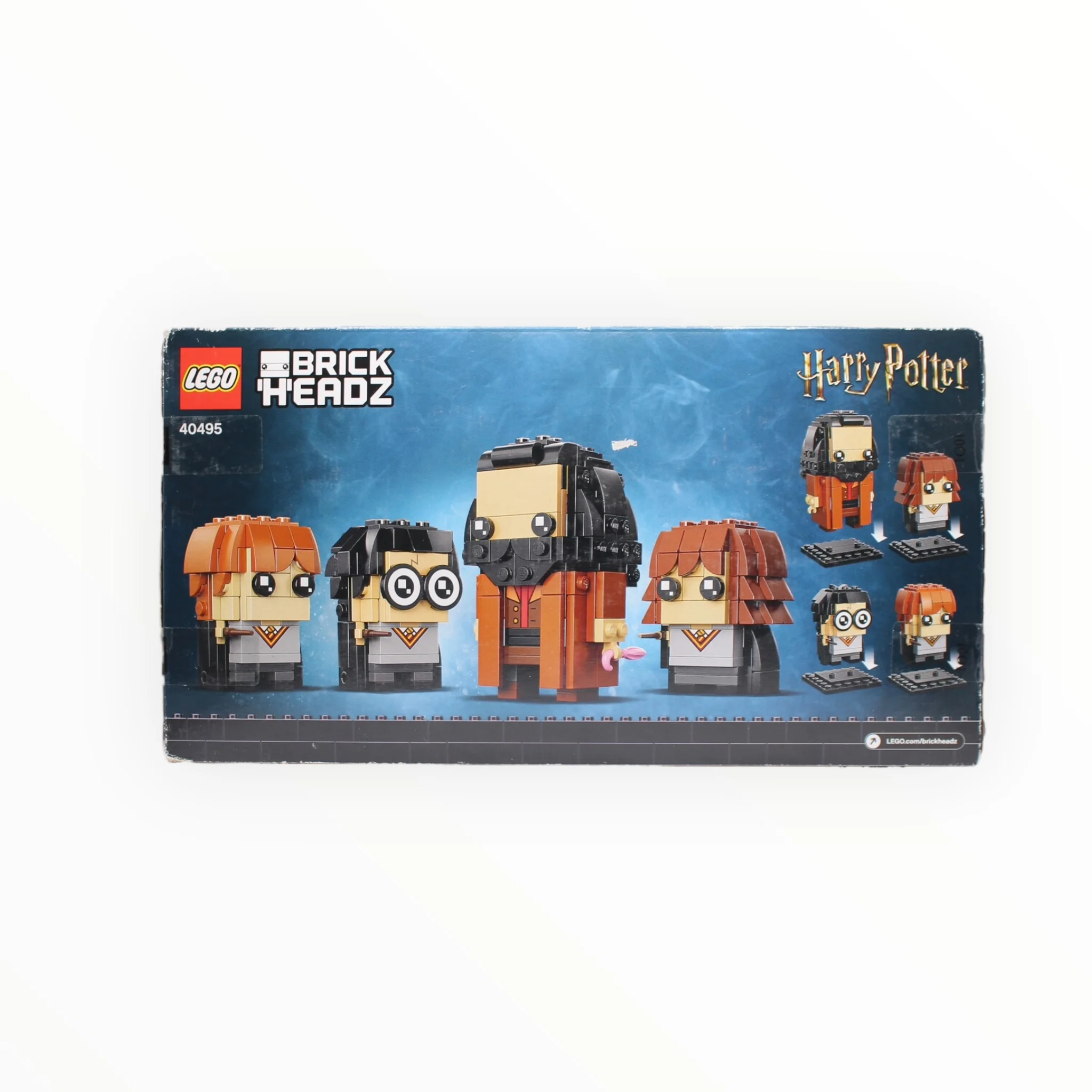 Retired Set 40495 Harry Potter BrickHeadz Harry, Hermione, Ron & Hagrid - Image 2
