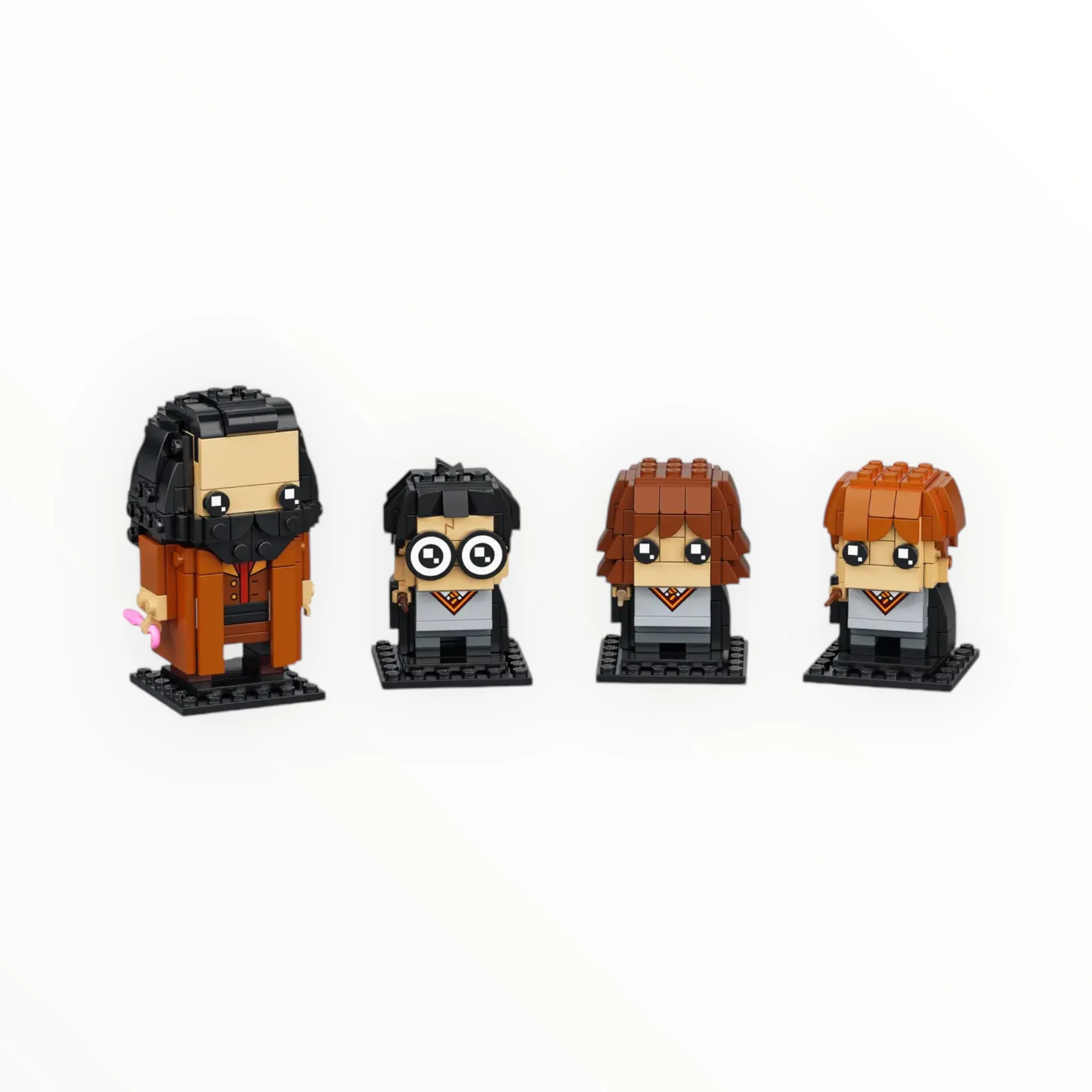 Retired Set 40495 Harry Potter BrickHeadz Harry, Hermione, Ron & Hagrid - Image 3