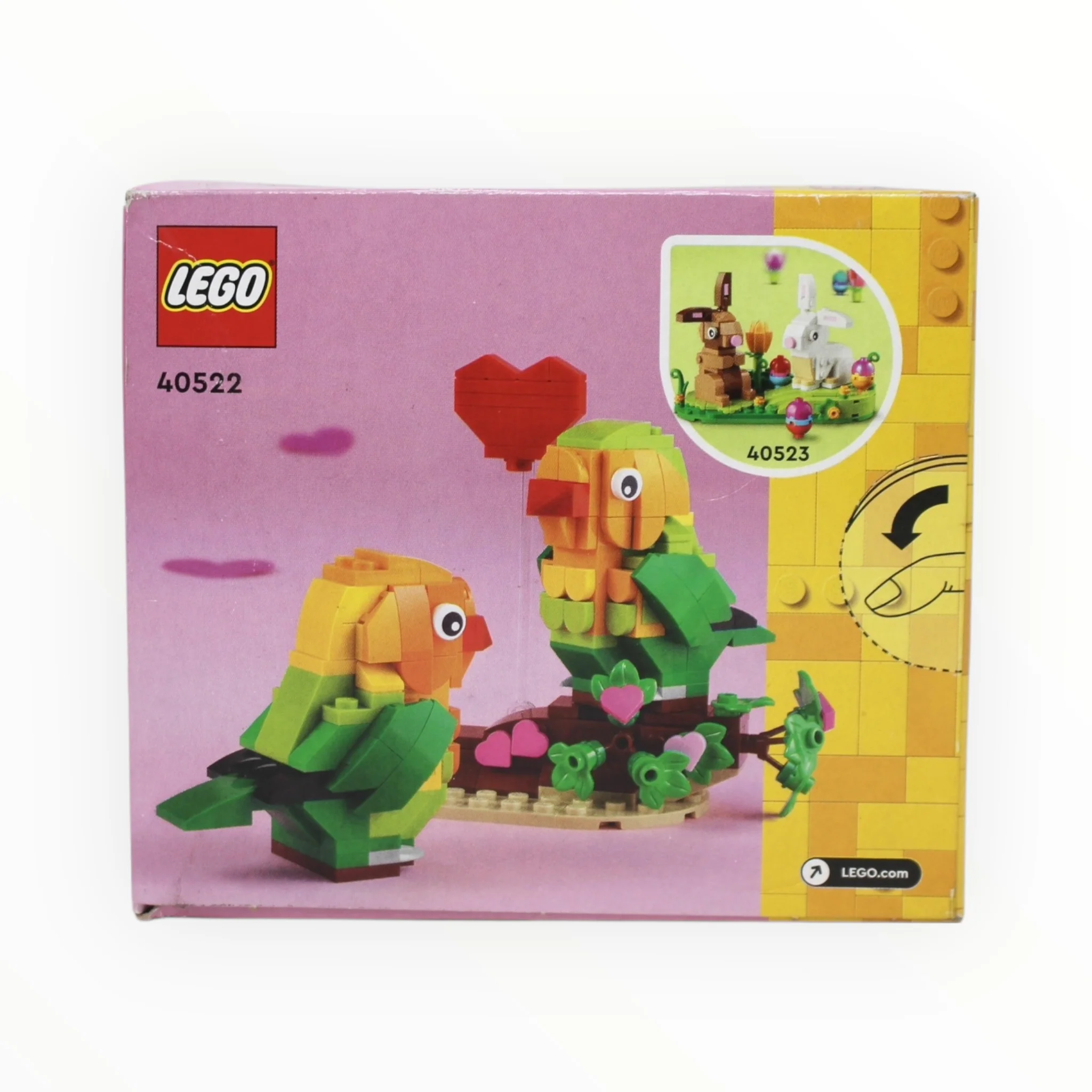 Retired Set 40522 LEGO Valentine Lovebirds (slight box damage) - Image 2