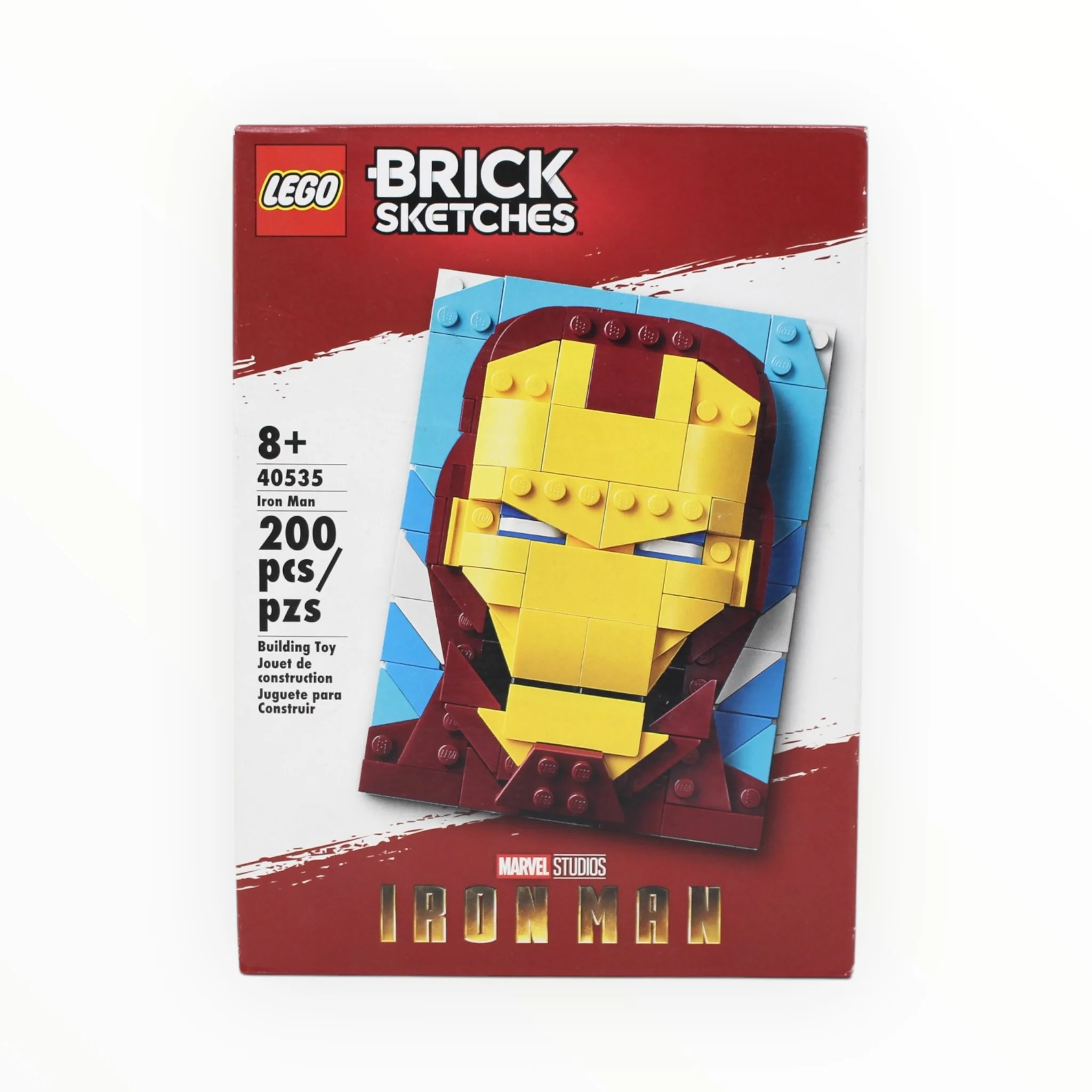 Retired Set 40535 Marvel Brick Sketches Iron Man - Image 2