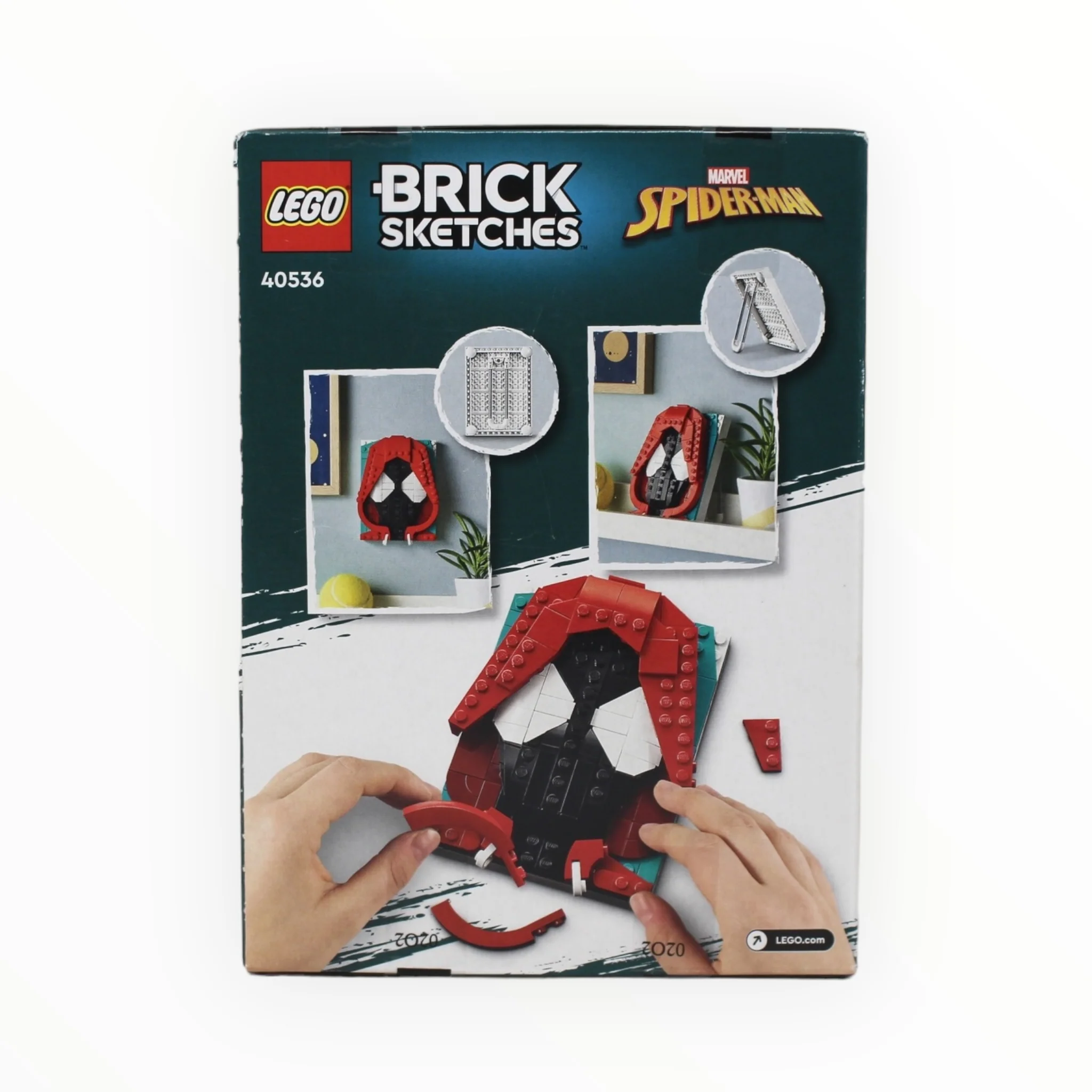 Retired Set 40536 LEGO Brick Sketches Miles Morales - Image 2