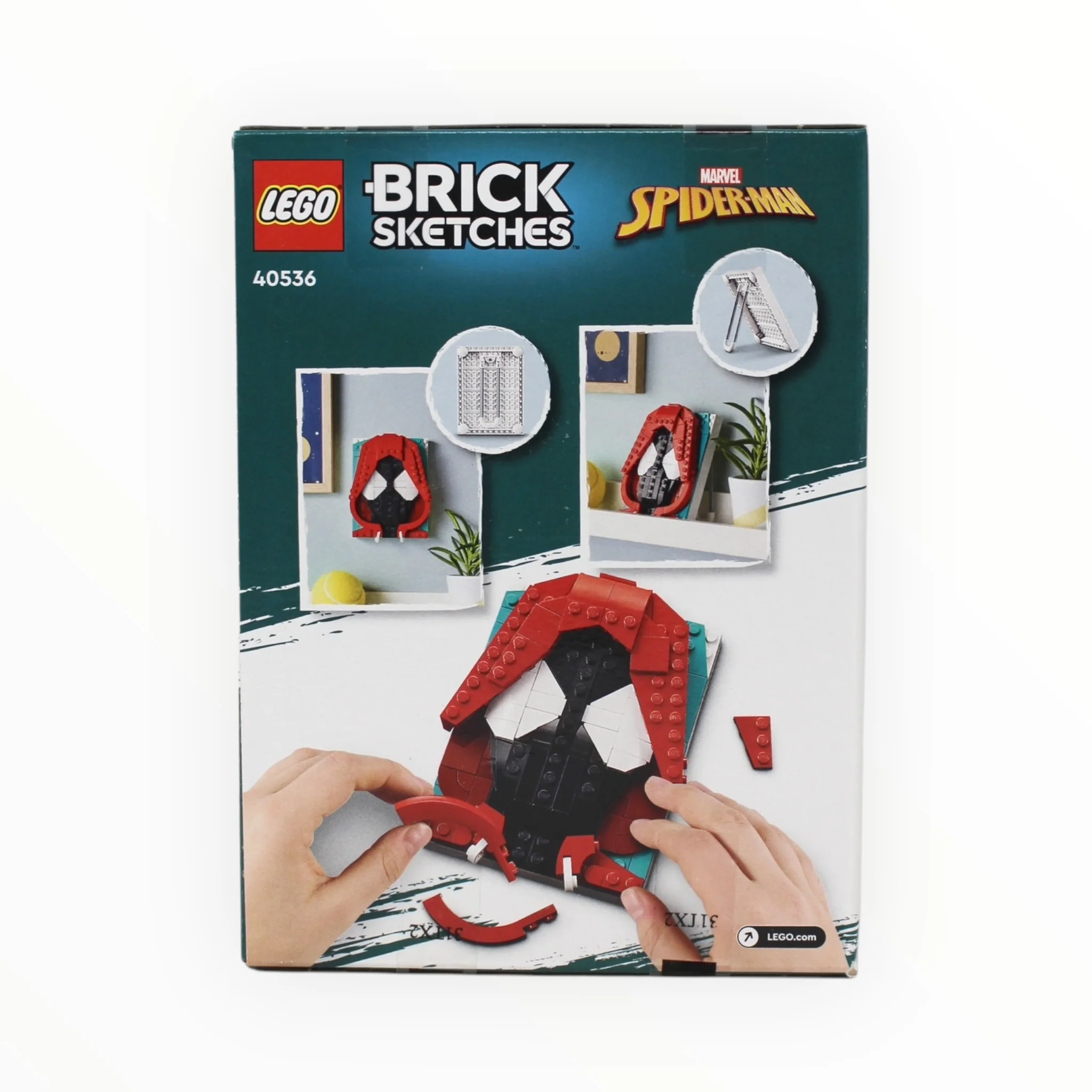 Retired Set 40536 Marvel Brick Sketches Miles Morales (damaged box) - Image 2