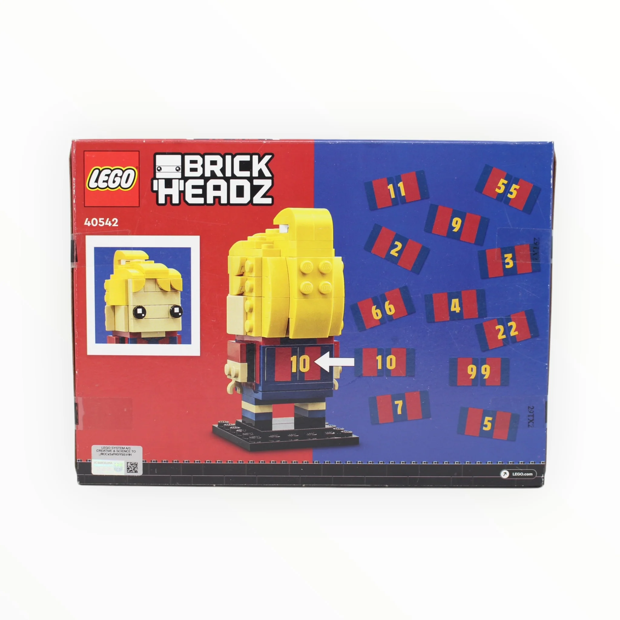 Retired Set 40542 BrickHeadz FC BARCELONA Go Brick Me - Image 2