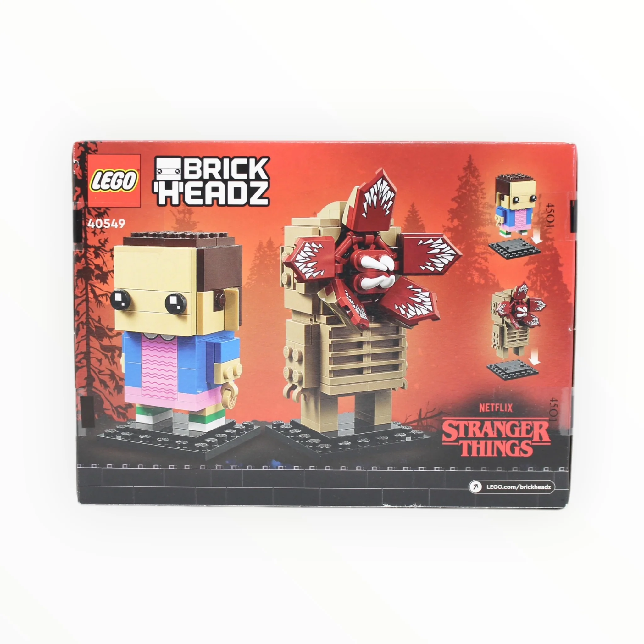 Retired Set 40549 Stranger Things BrickHeadz Demogorgon & Eleven - Image 2