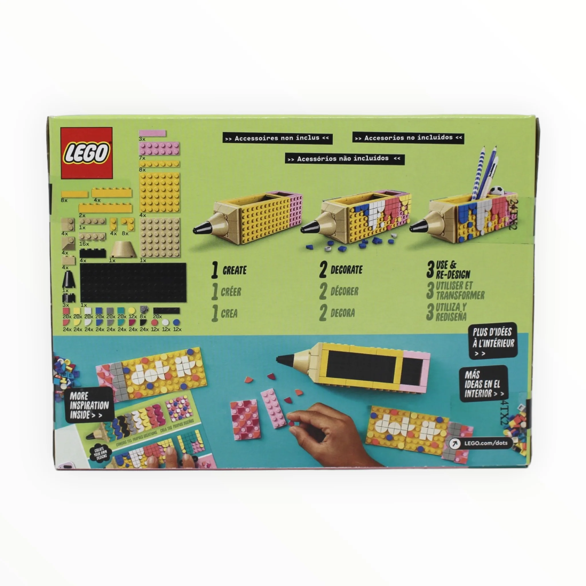 Retired Set 40561 DOTS Pencil Holder - Image 2