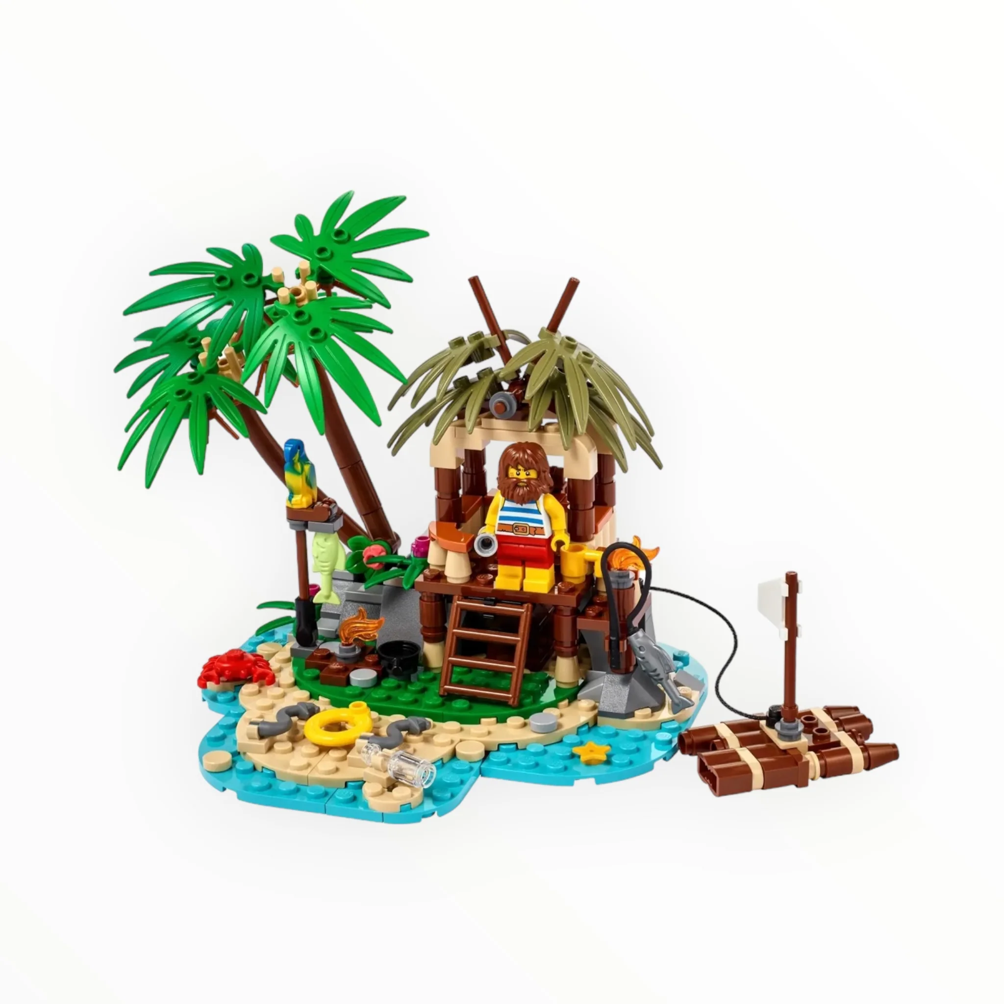 Retired Set 40566 LEGO Ideas Ray the Castaway - Image 3