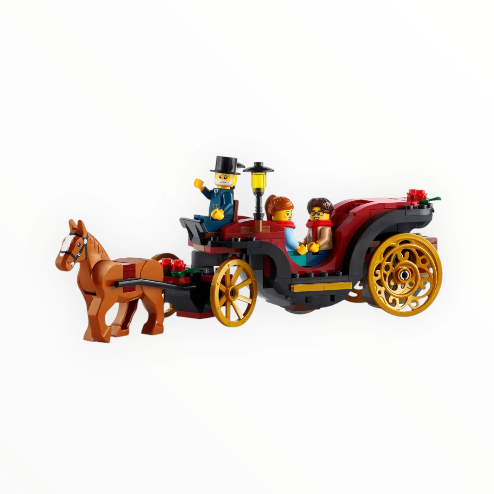 Retired Set 40603 LEGO Wintertime Carriage Ride - Image 3