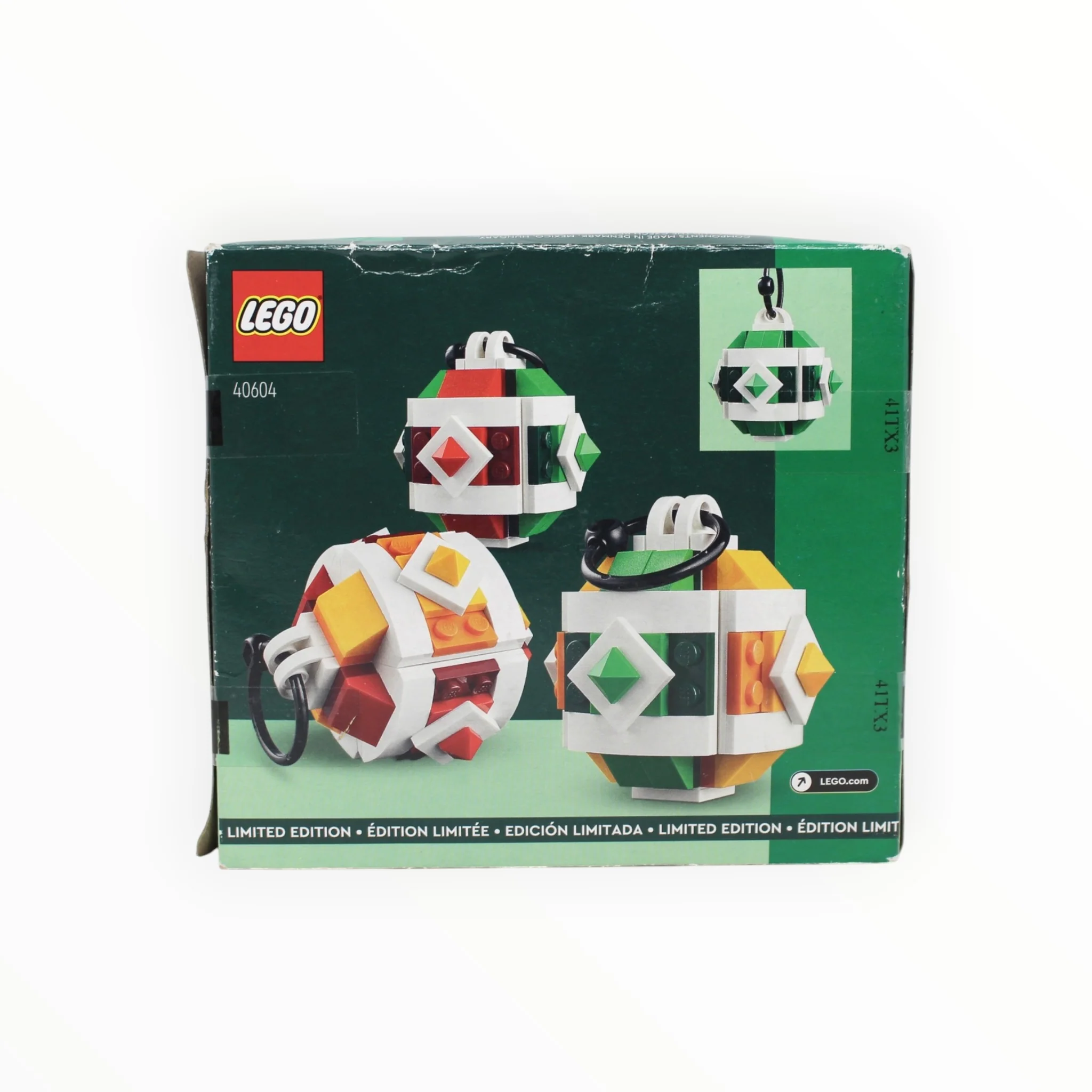Retired Set 40604 LEGO Christmas Decor Set (some box damage) - Image 2