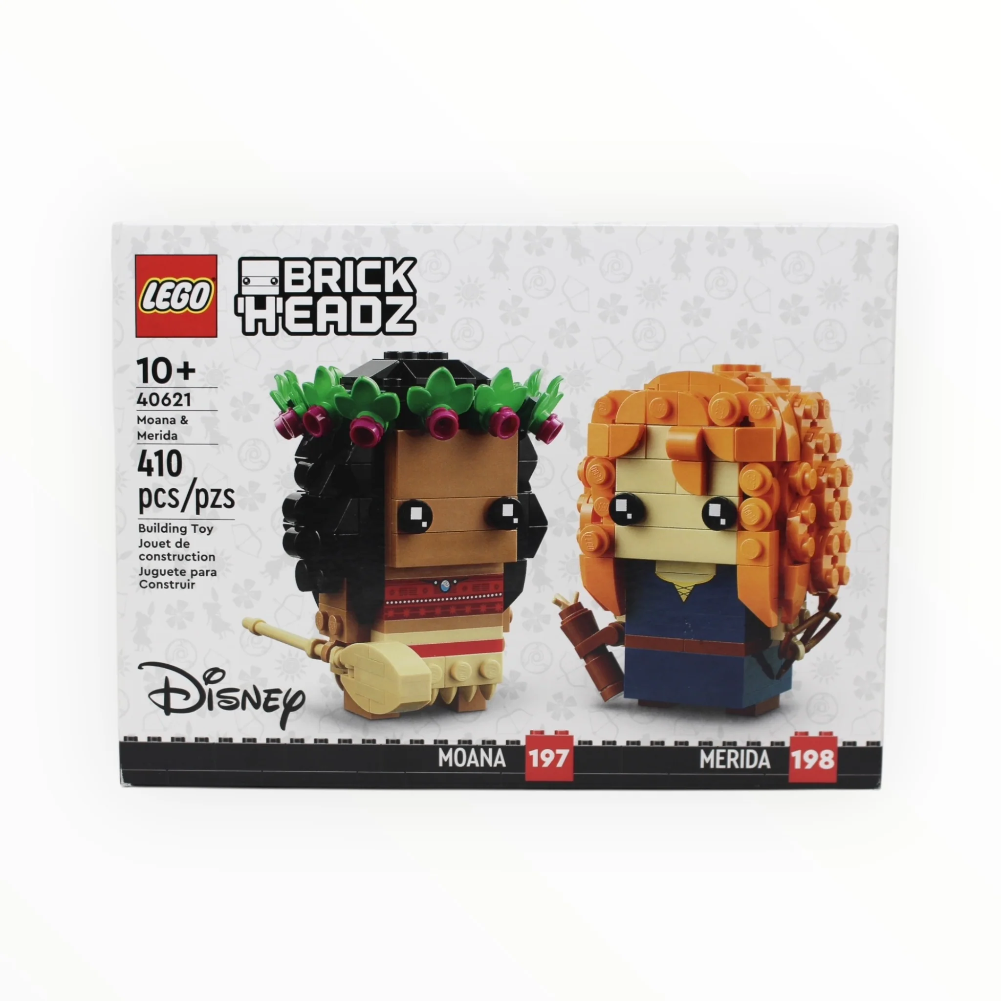 Retired Set 40621 Disney BrickHeadz Moana & Merida