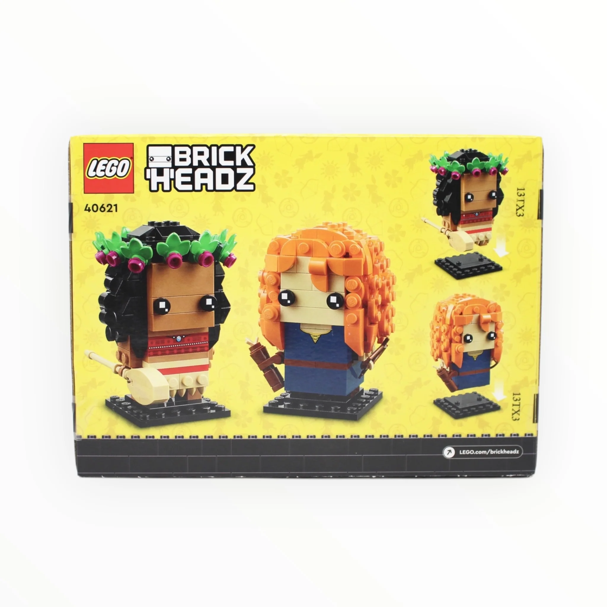 Retired Set 40621 Disney BrickHeadz Moana & Merida - Image 2