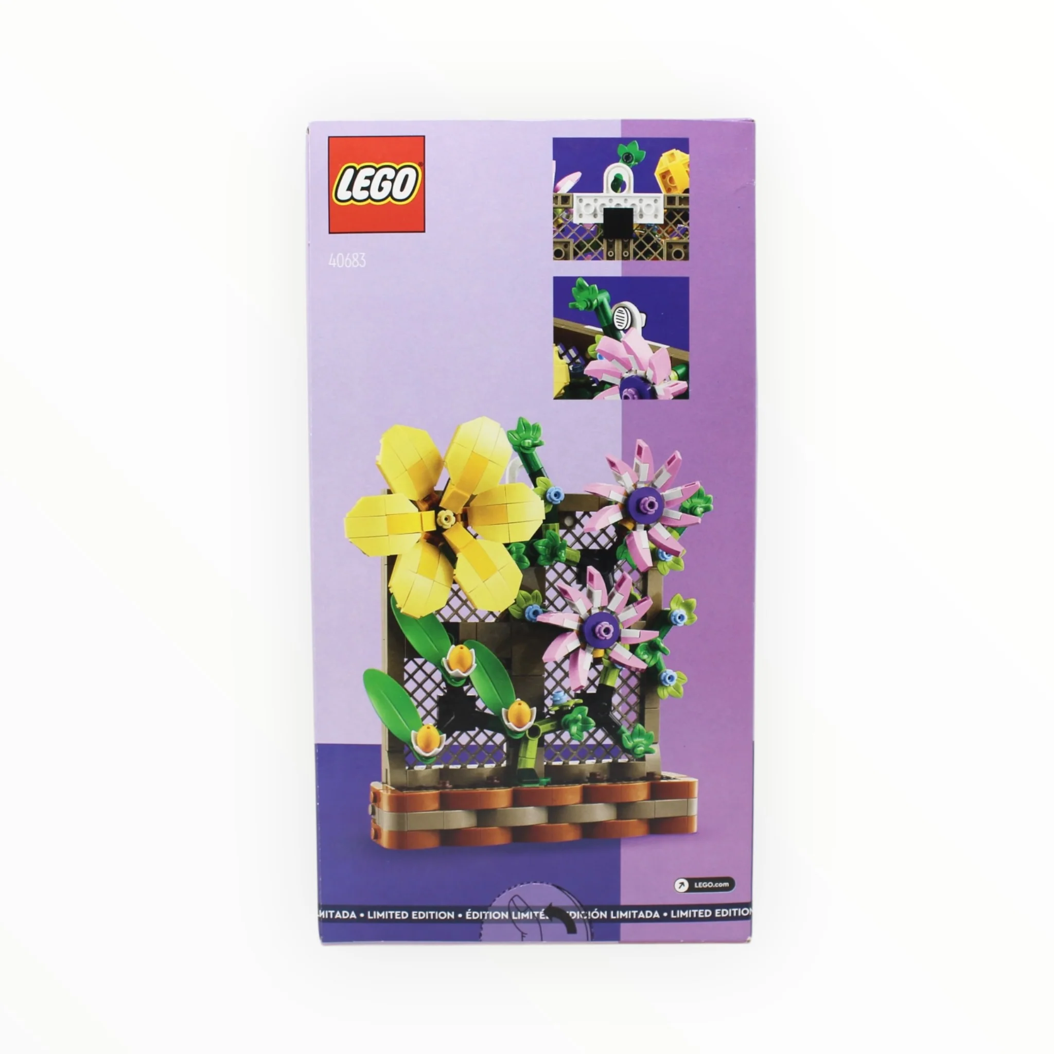 Retired Set 40683 LEGO Flower Trellis Display (some box damage) - Image 2