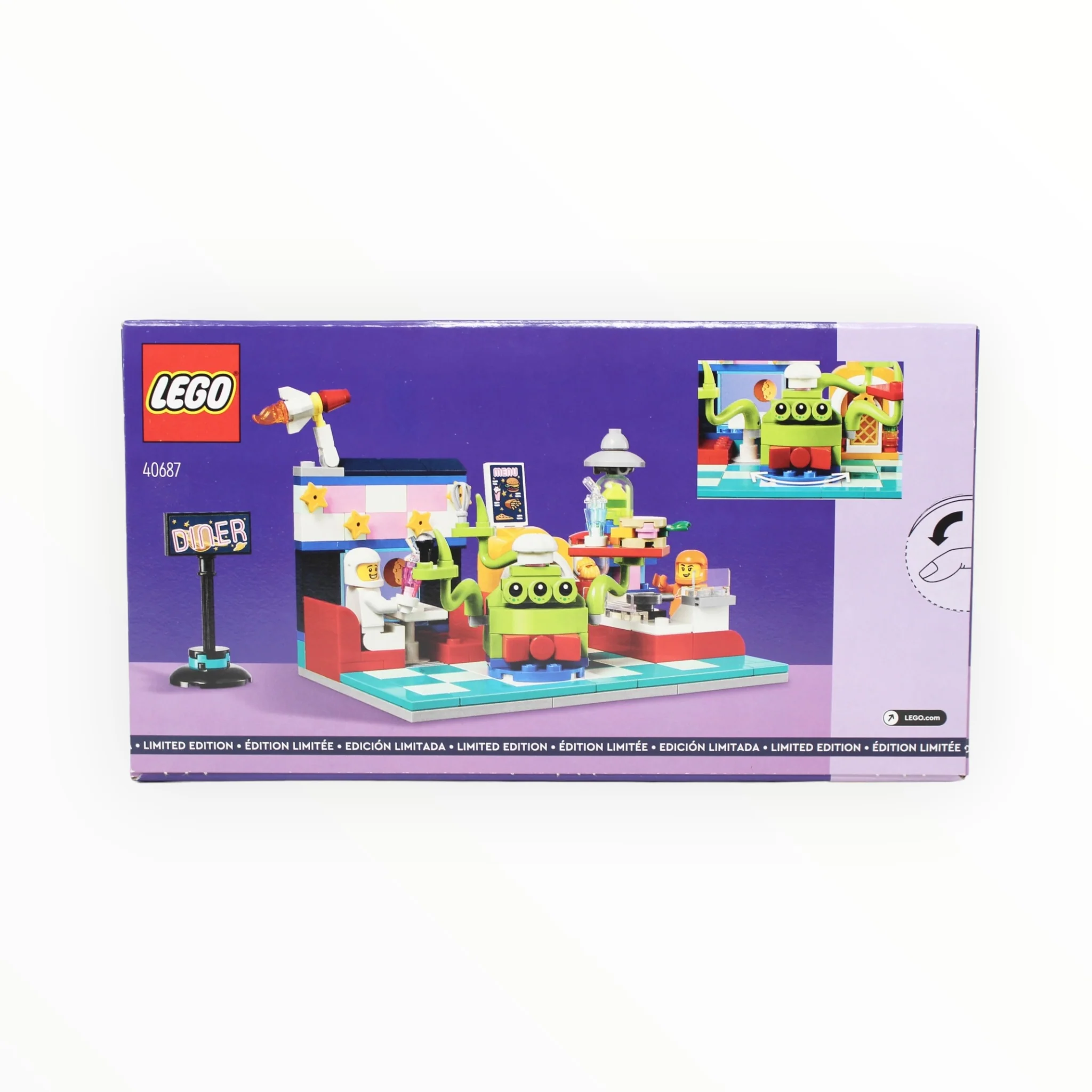 Retired Set 40687 LEGO Alien Space Diner - Image 2