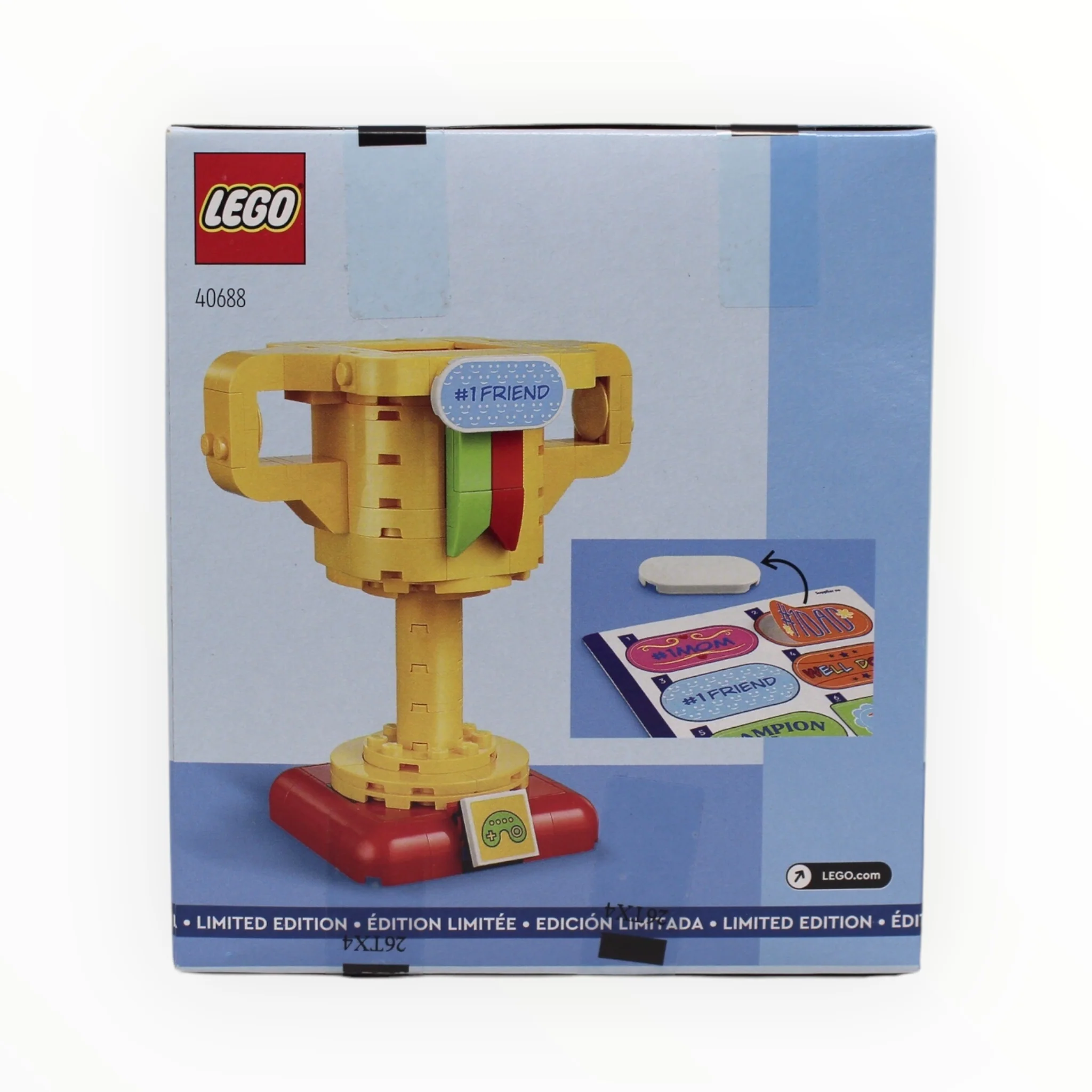 Retired Set 40688 LEGO Trophy Award - Image 2