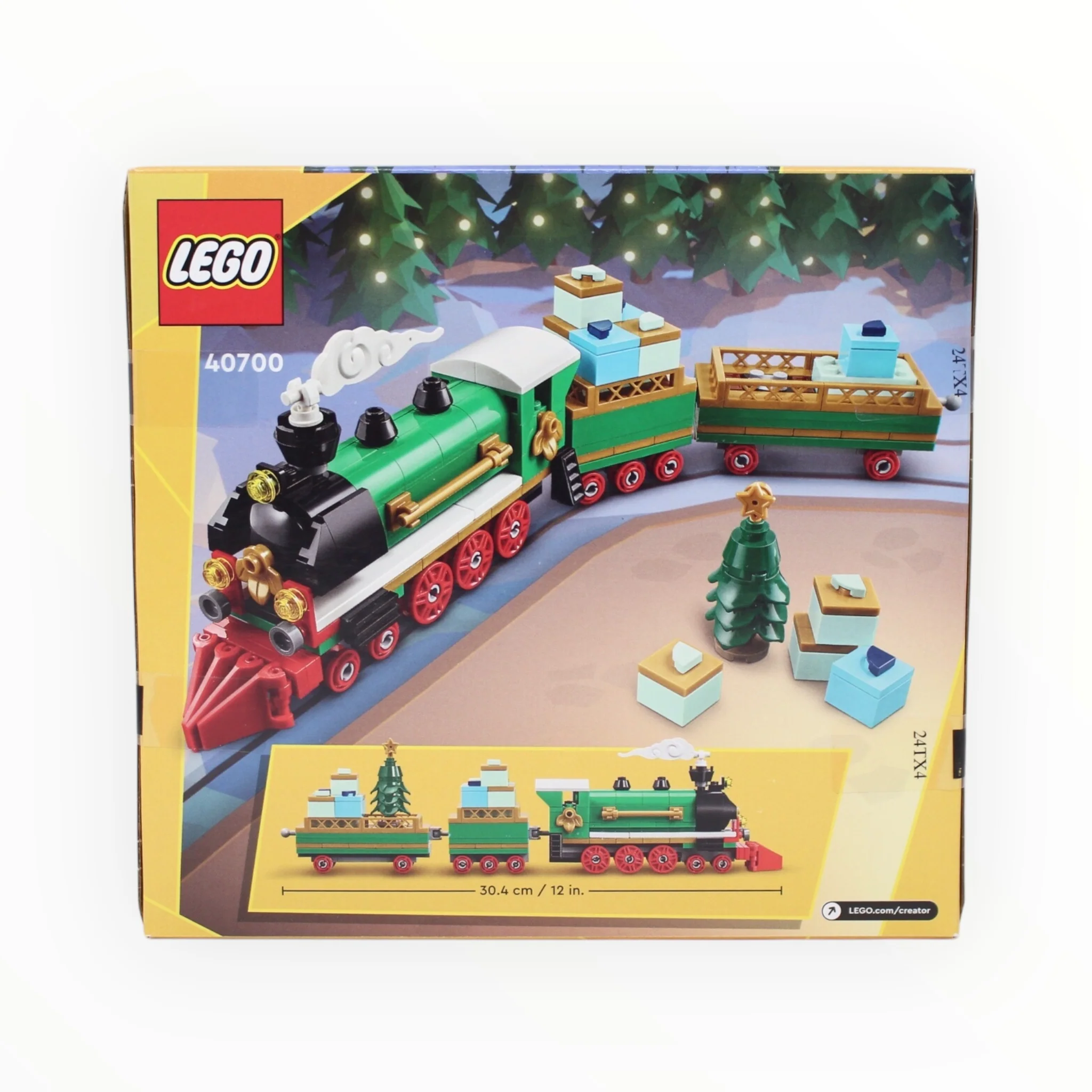 Retired Set 40700 Creator Winter Holiday Train - Image 2