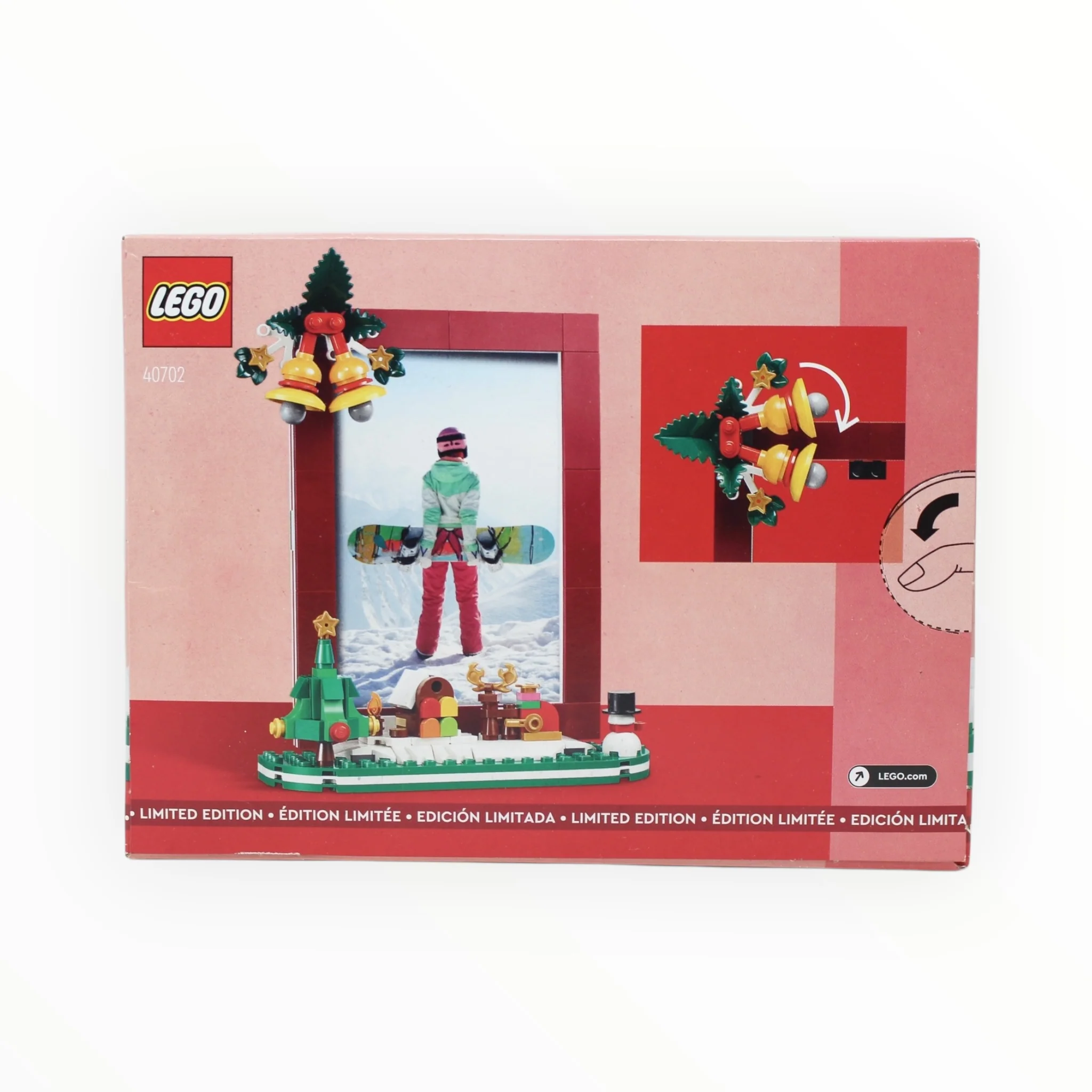 Retired Set 40702 LEGO Christmas Picture Frame - Image 2
