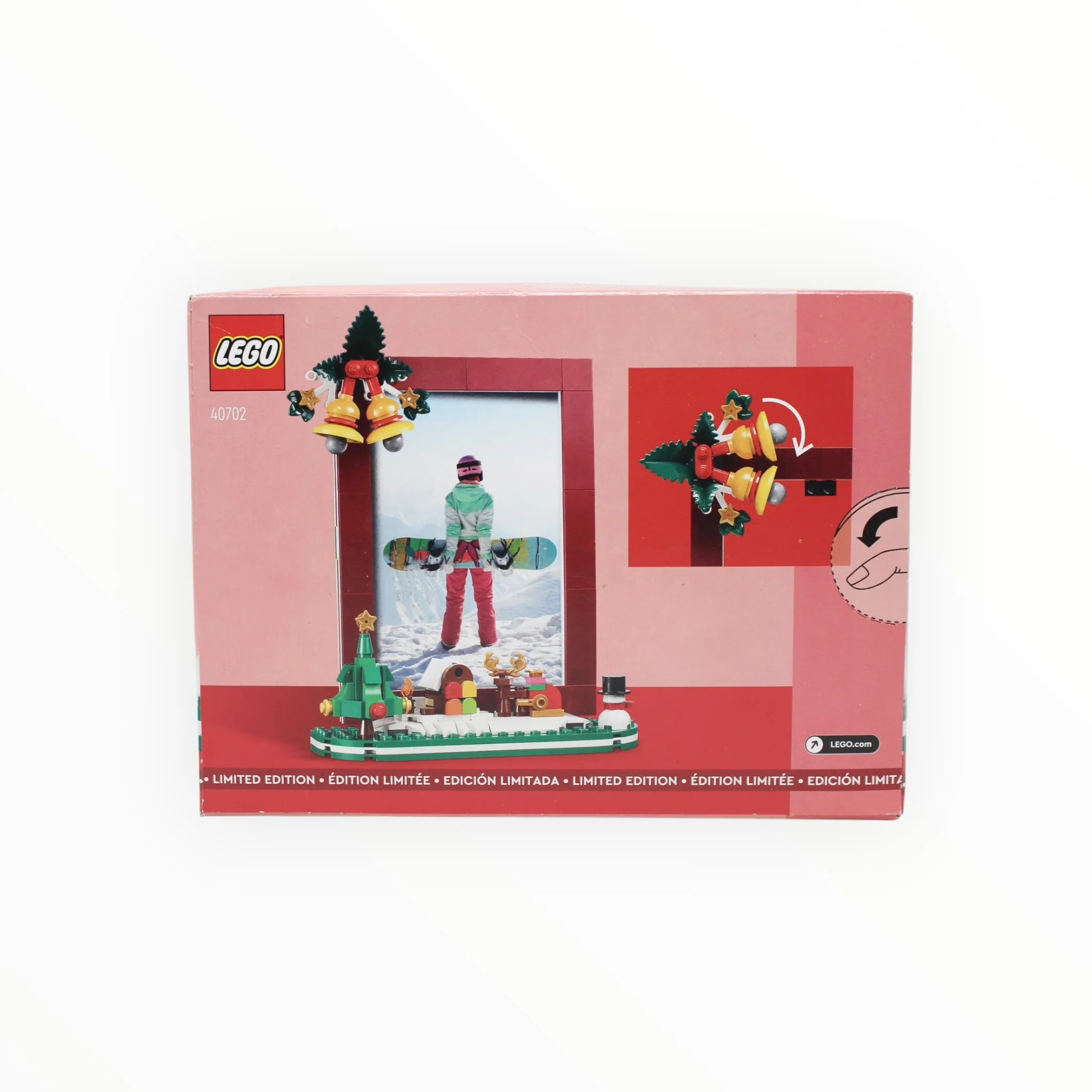 Retired Set 40702 LEGO Christmas Picture Frame (some box damage) - Image 2
