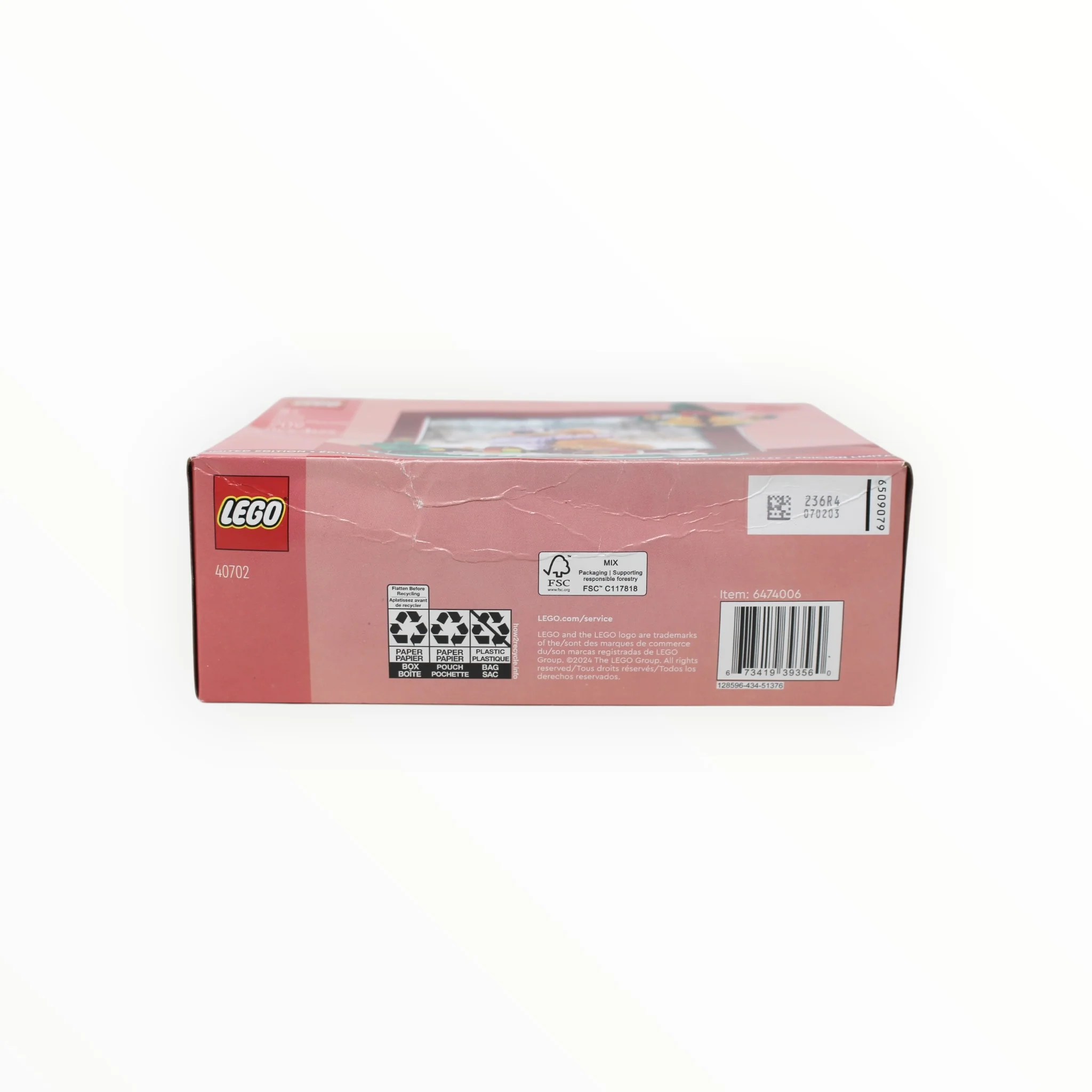 Retired Set 40702 LEGO Christmas Picture Frame (some box damage) - Image 3