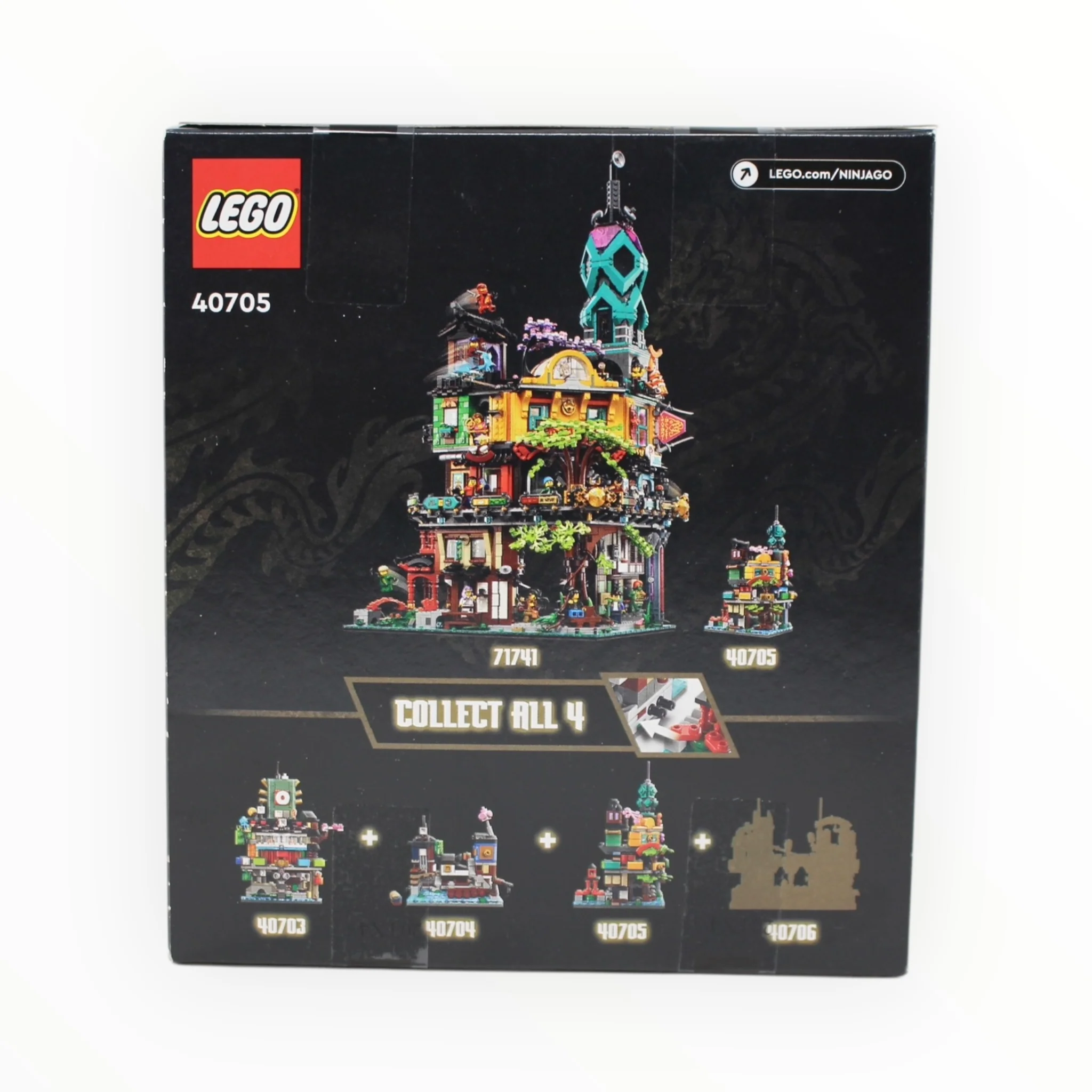Retired Set 40705 Ninjago Micro NINJAGO City Gardens - Image 2