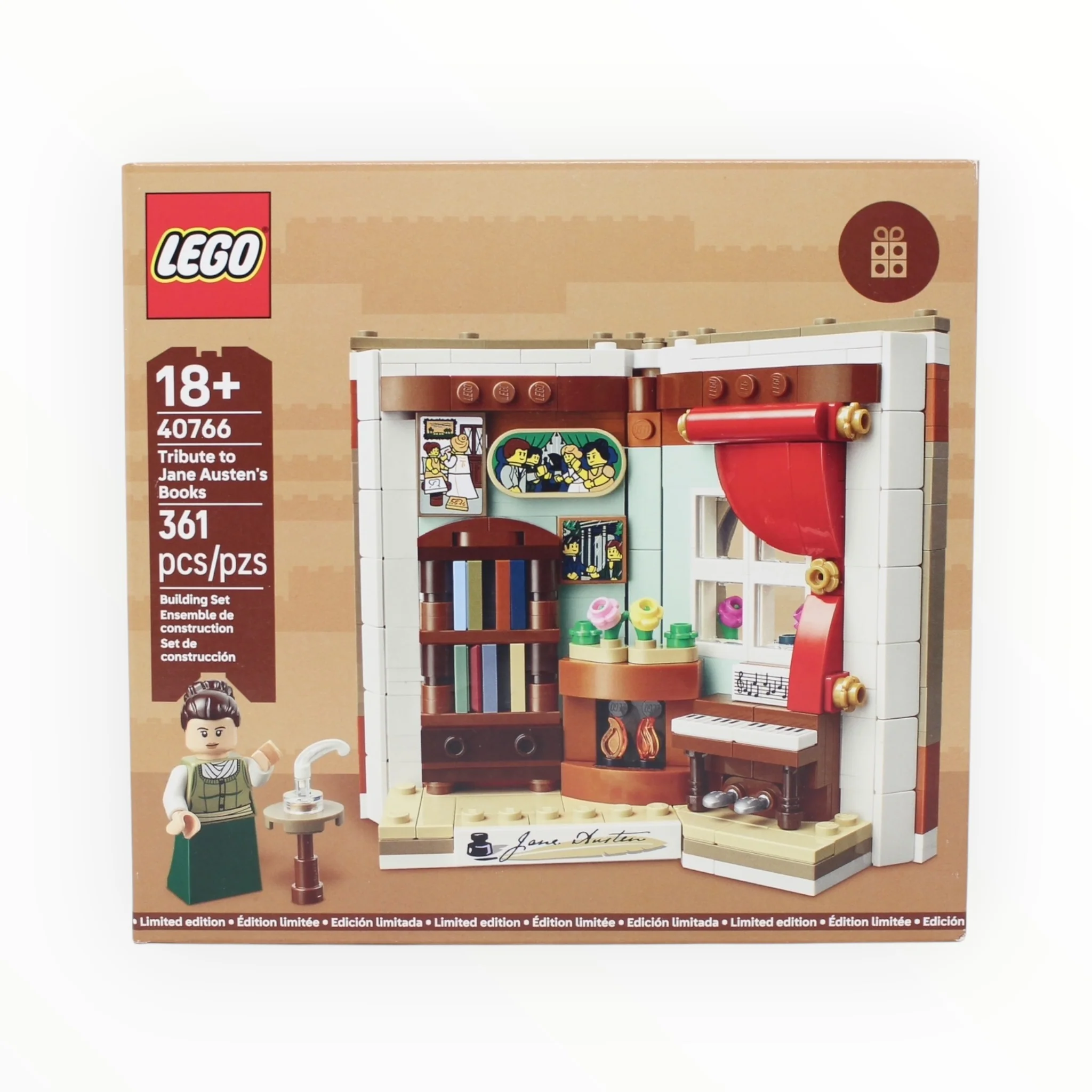 Retired Set 40766 LEGO Tribute to Jane Austen’s Books