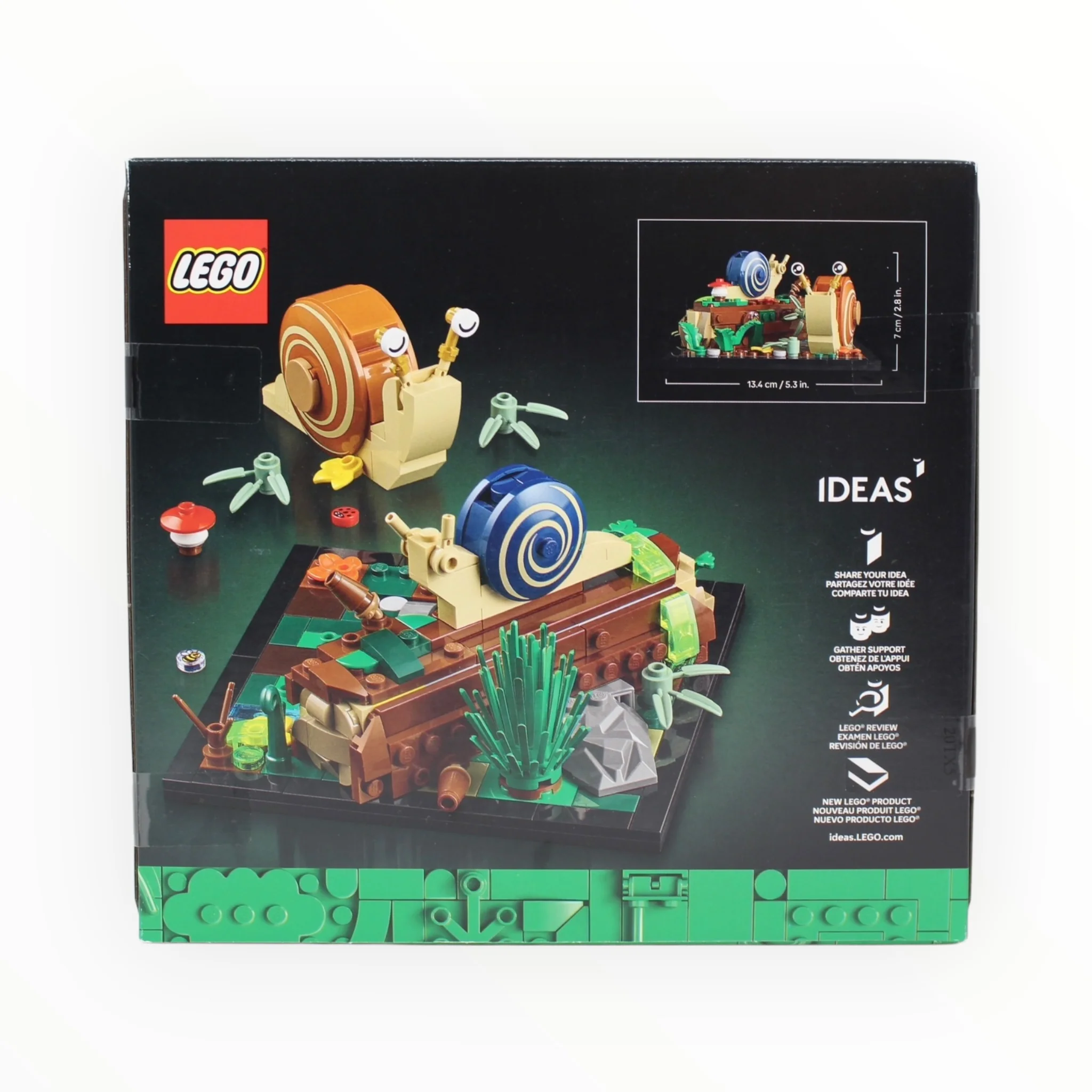 Retired Set 40788 LEGO Ideas Friendly Snails - Image 2