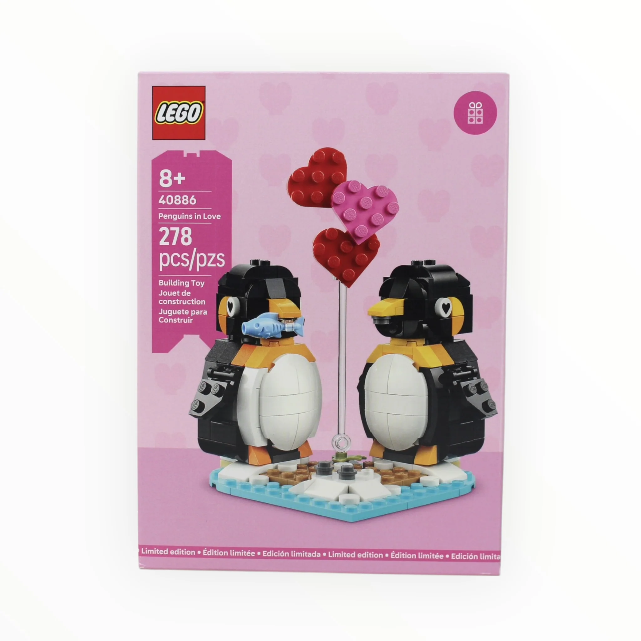 Retired Set 40886 LEGO Penguins in Love