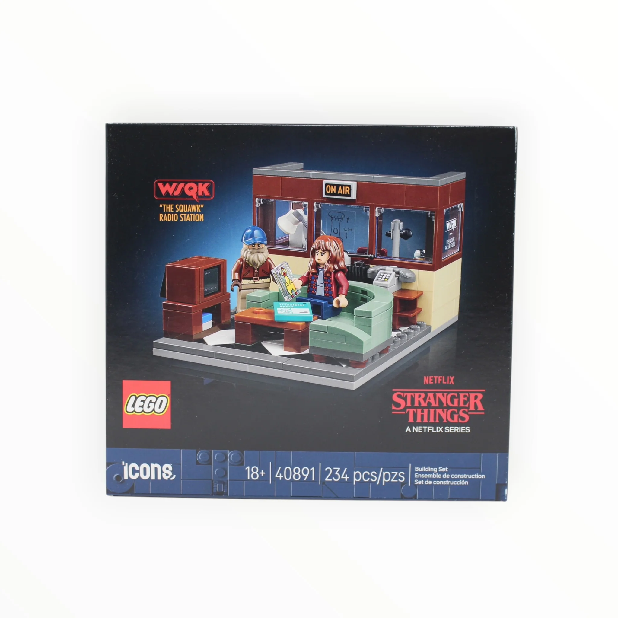 Retired Set 40891 Stranger Things WSQK Radio Station