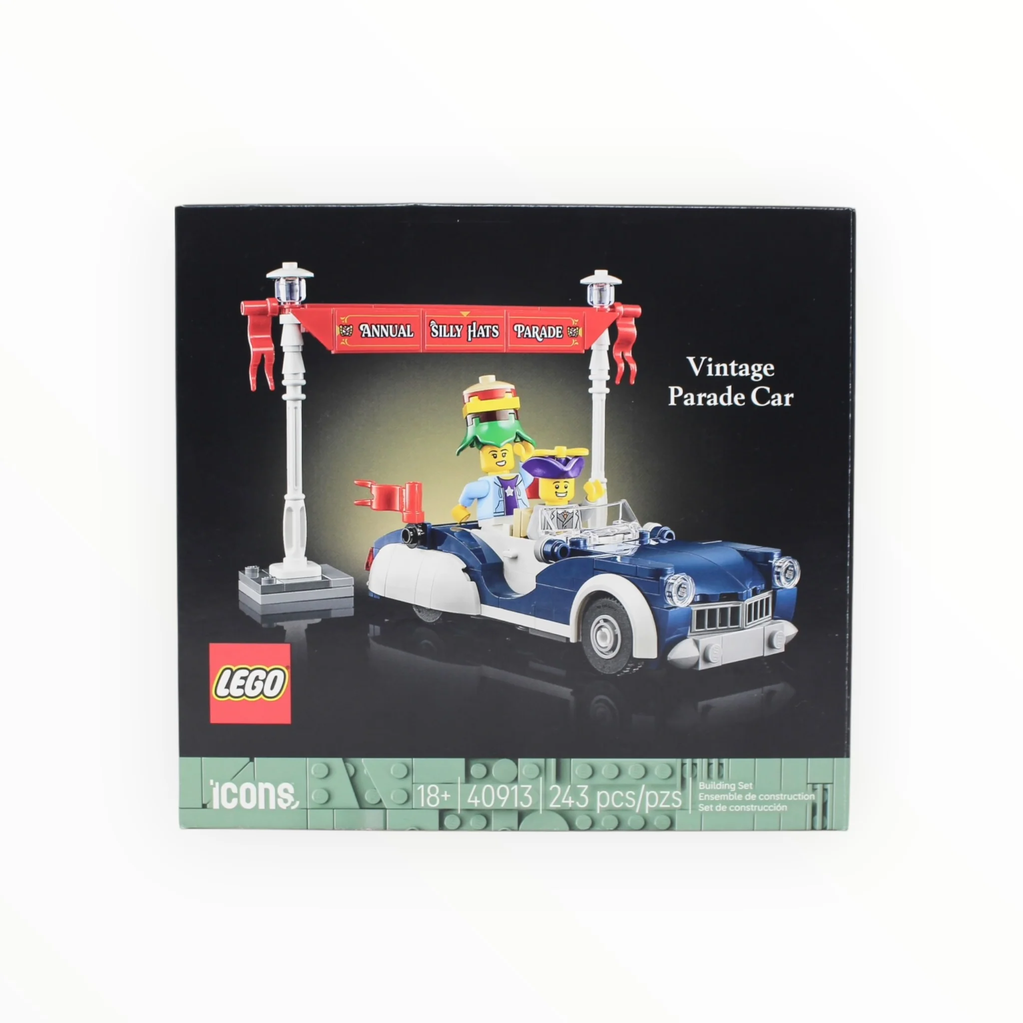 Certified Used Set 40913 LEGO Vintage Parade Car (open box, sealed bags)