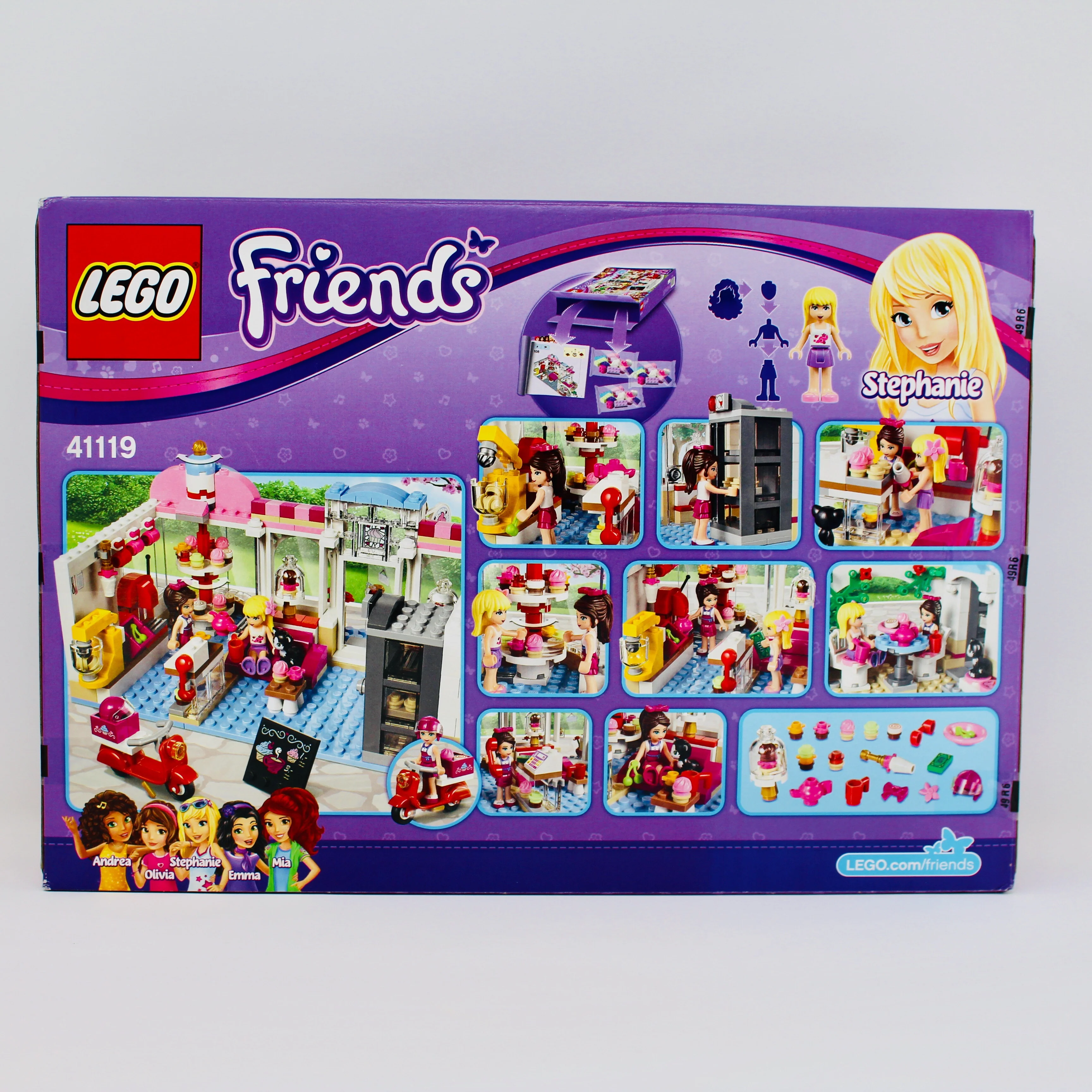 Retired Set 41119 Friends Heartlake Cupcake Café - Image 2