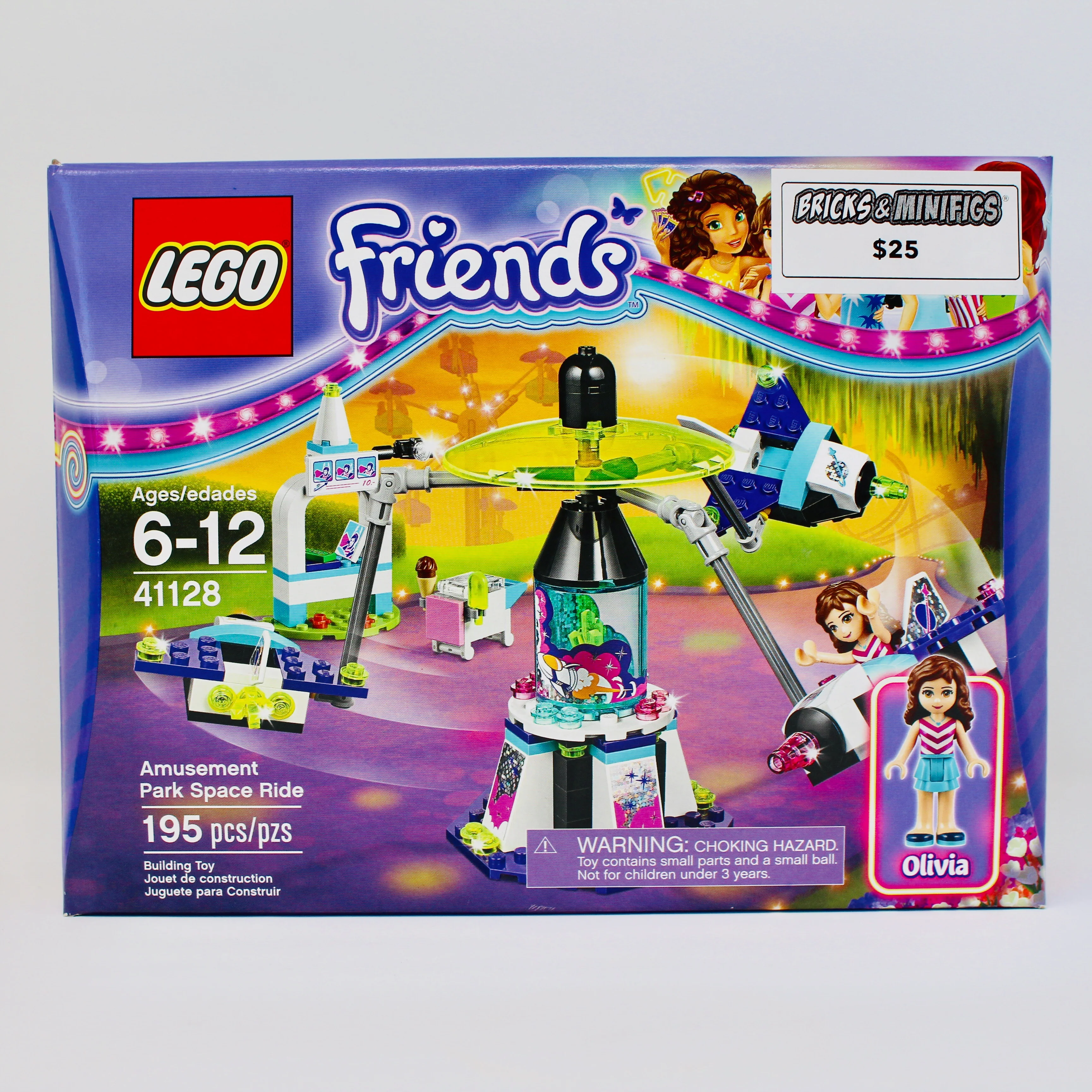 Retired Set 41128 Friends Amusement Park Space Ride