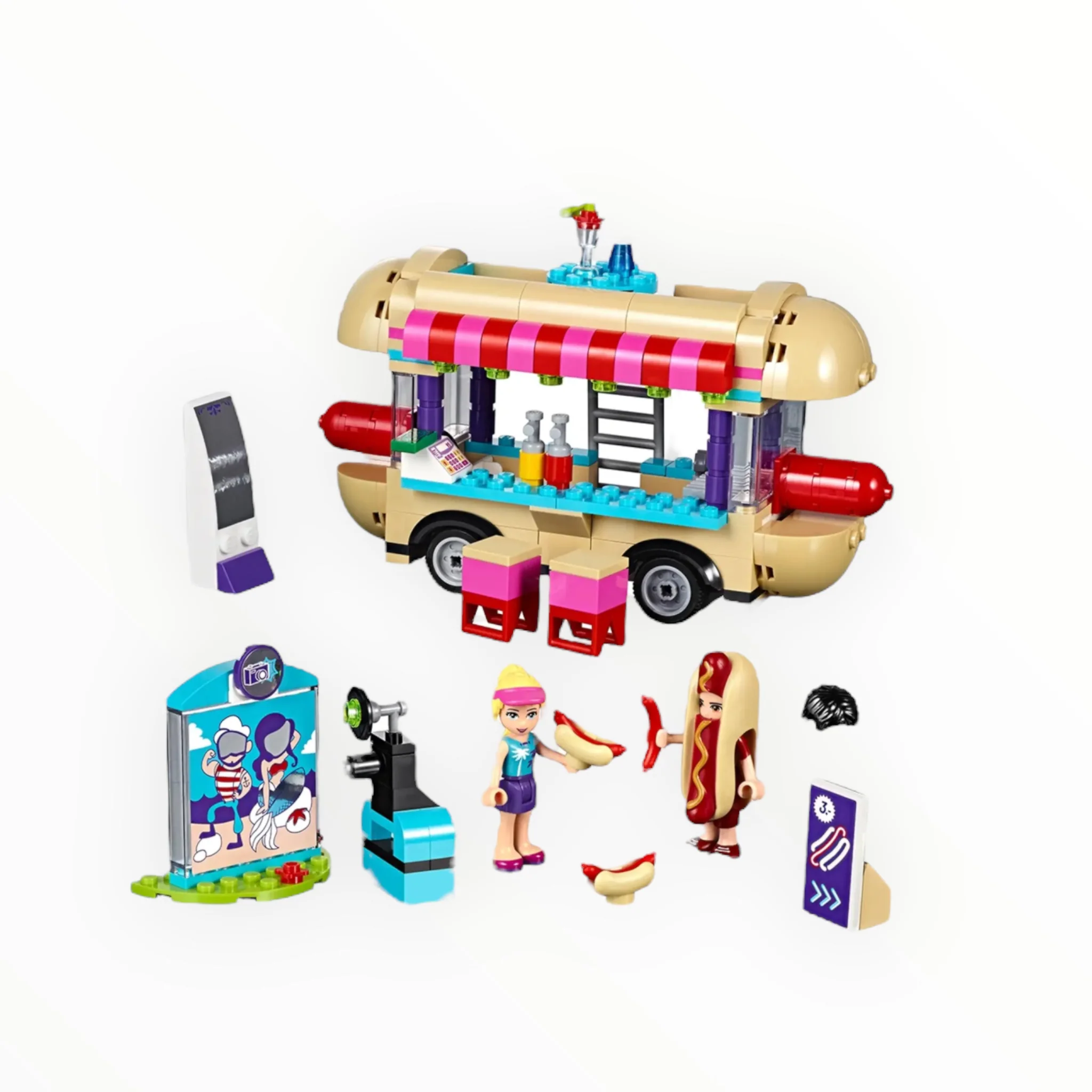 Retired Set 41129 Friends Amusement Park Hot Dog Van - Image 3