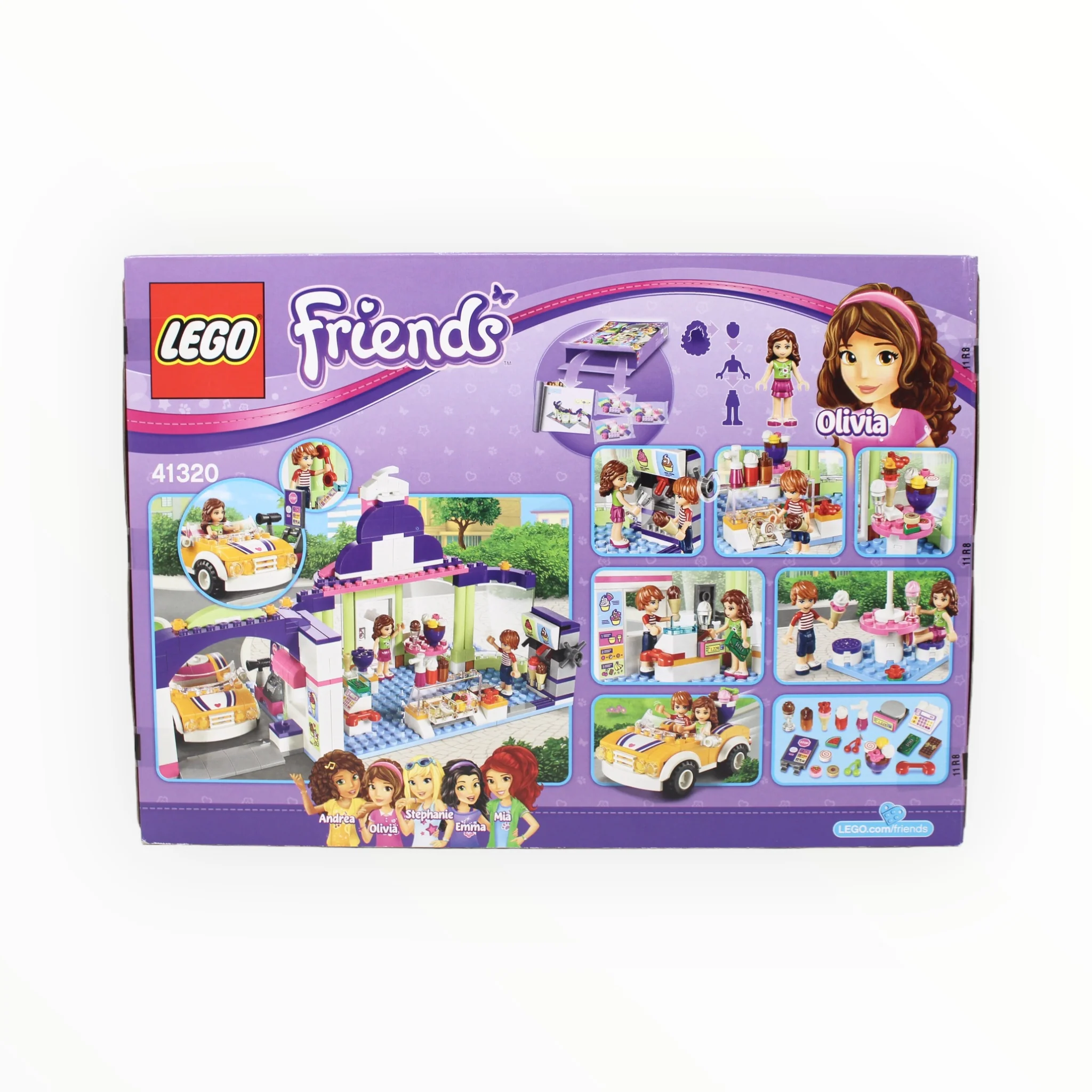 Retired Set 41320 Friends Heartlake Frozen Yogurt Shop - Image 2