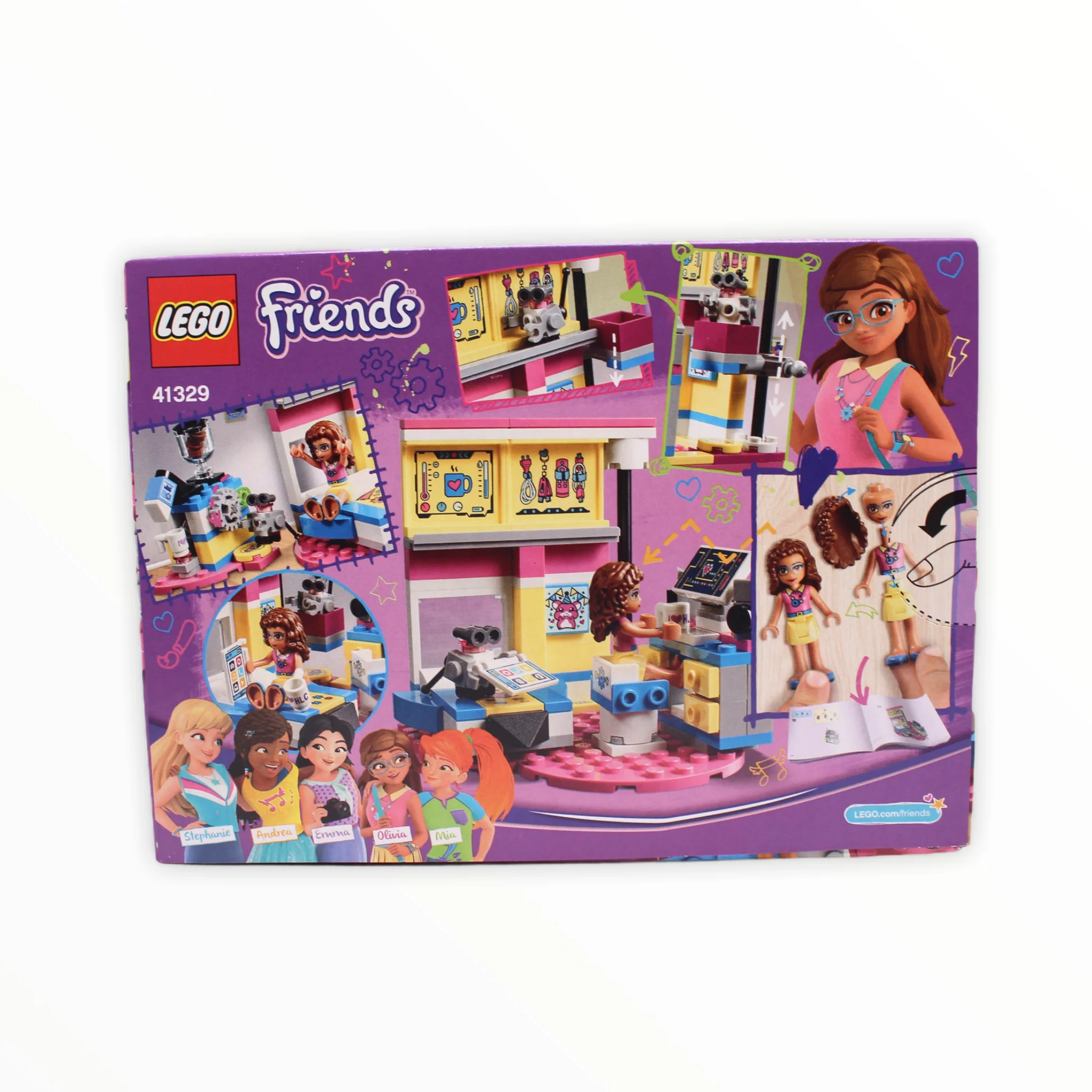 Retired Set 41329 Friends Olivia’s Deluxe Bedroom - Image 2