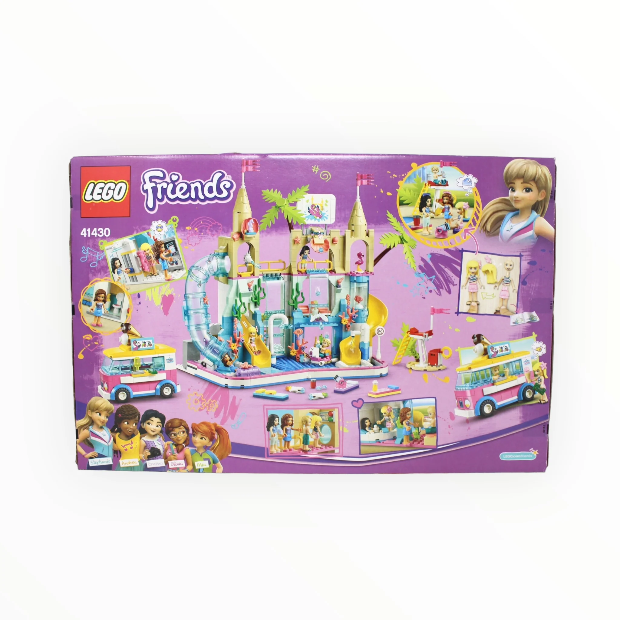 Retired Set 41430 Friends Summer Fun Water Park - Image 2