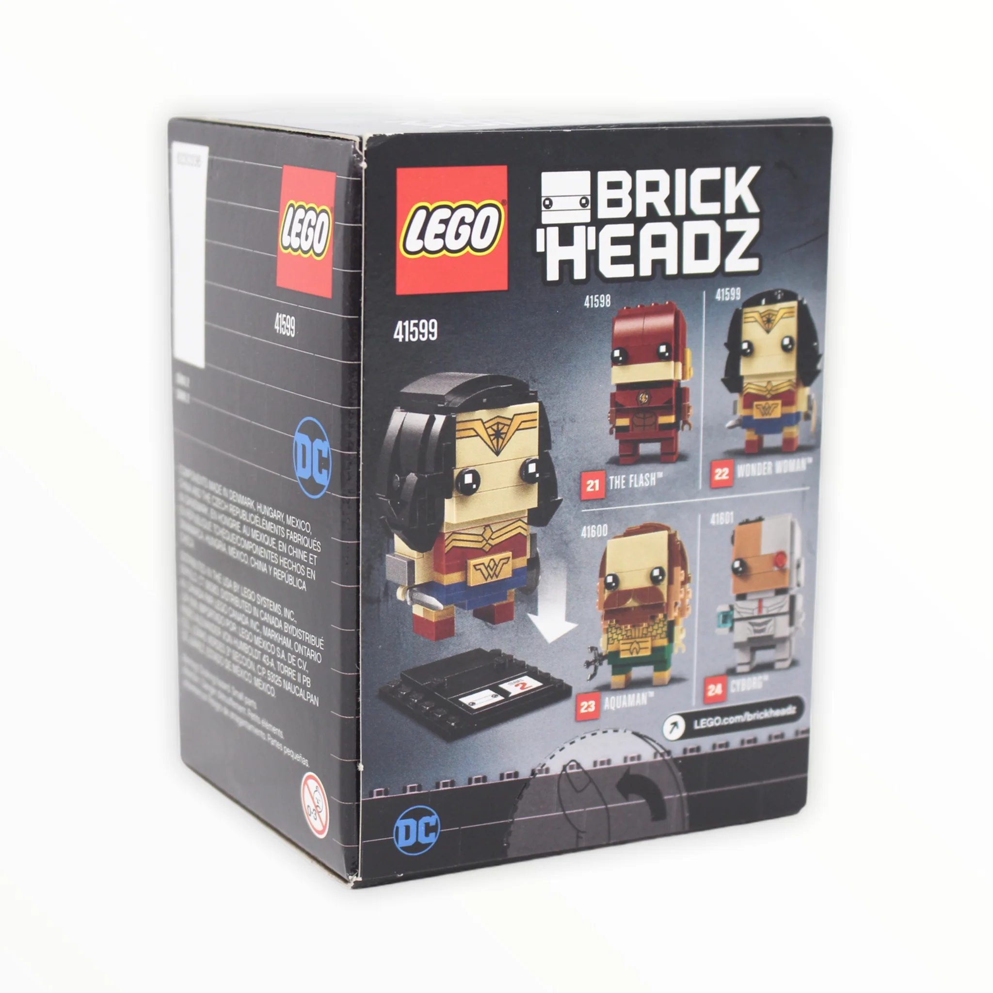 Retired Set 41599 DC BrickHeadz Wonder Woman - Image 2