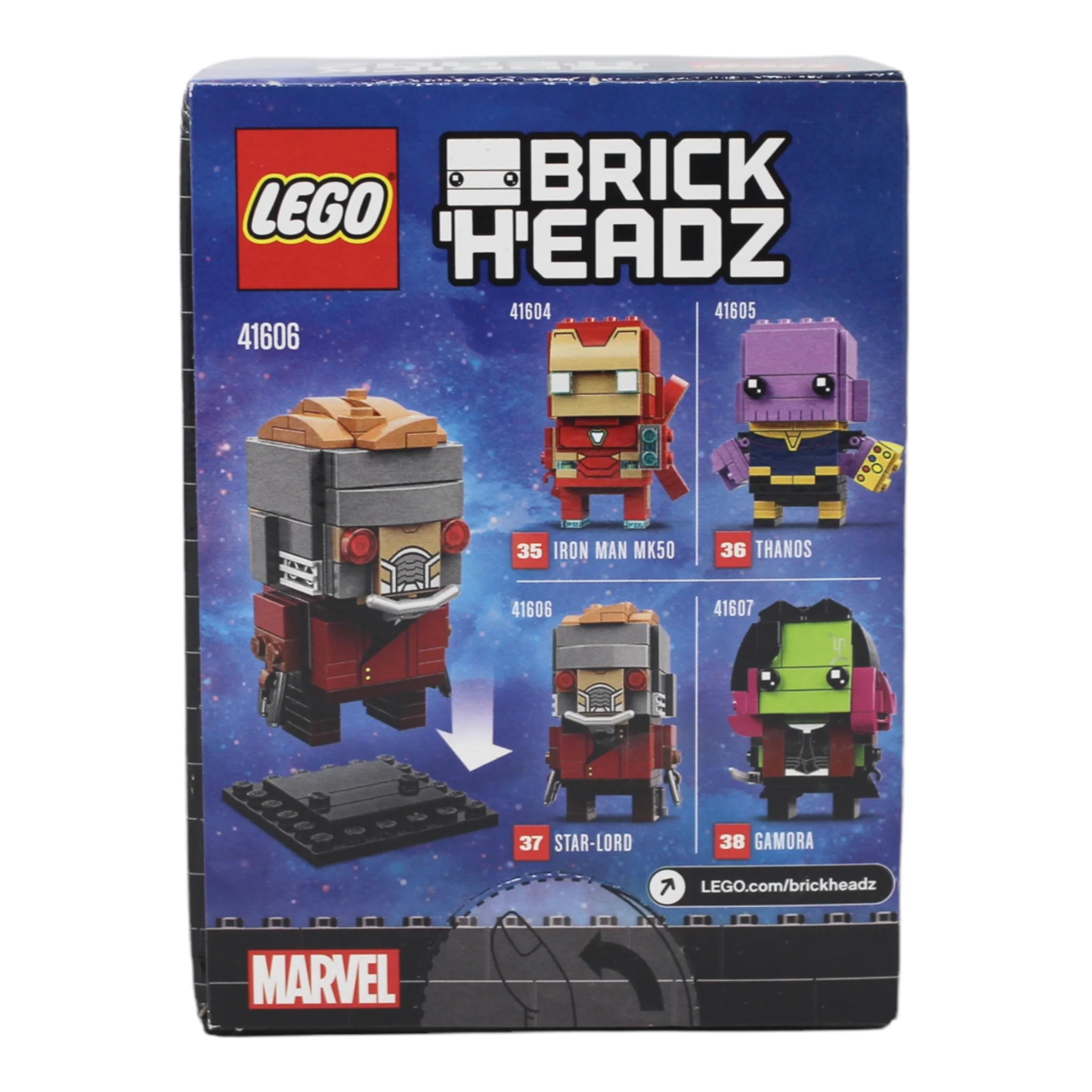 Retired Set 41606 Marvel BrickHeadz Star-Lord - Image 2