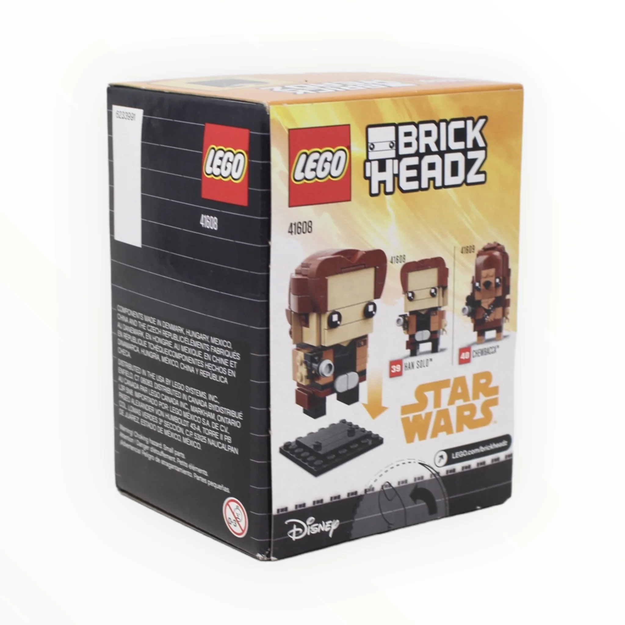 Retired Set 41608 Star Wars BrickHeadz Han Solo - Image 2
