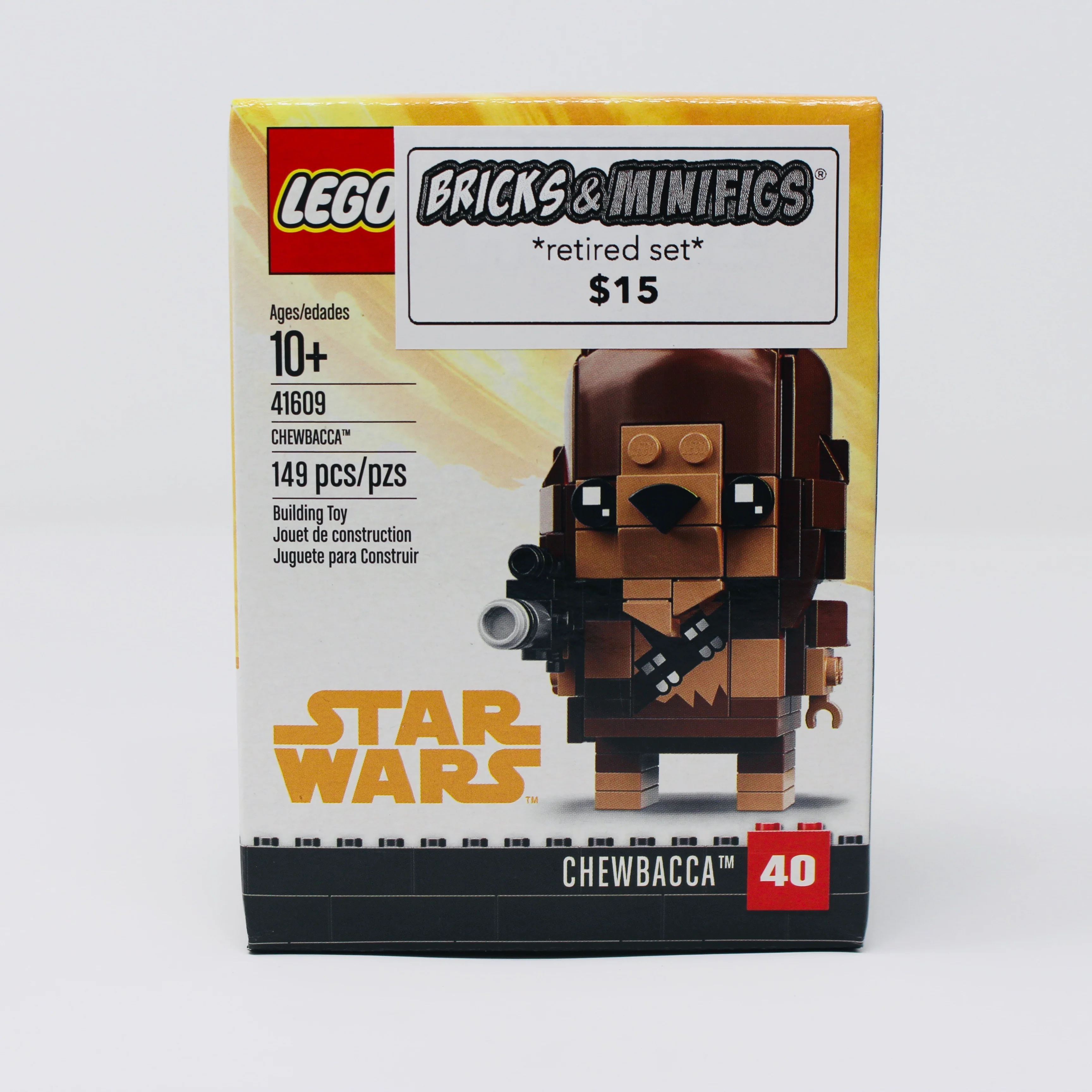 Retired Set 41609 Star Wars BrickHeads Chewbacca