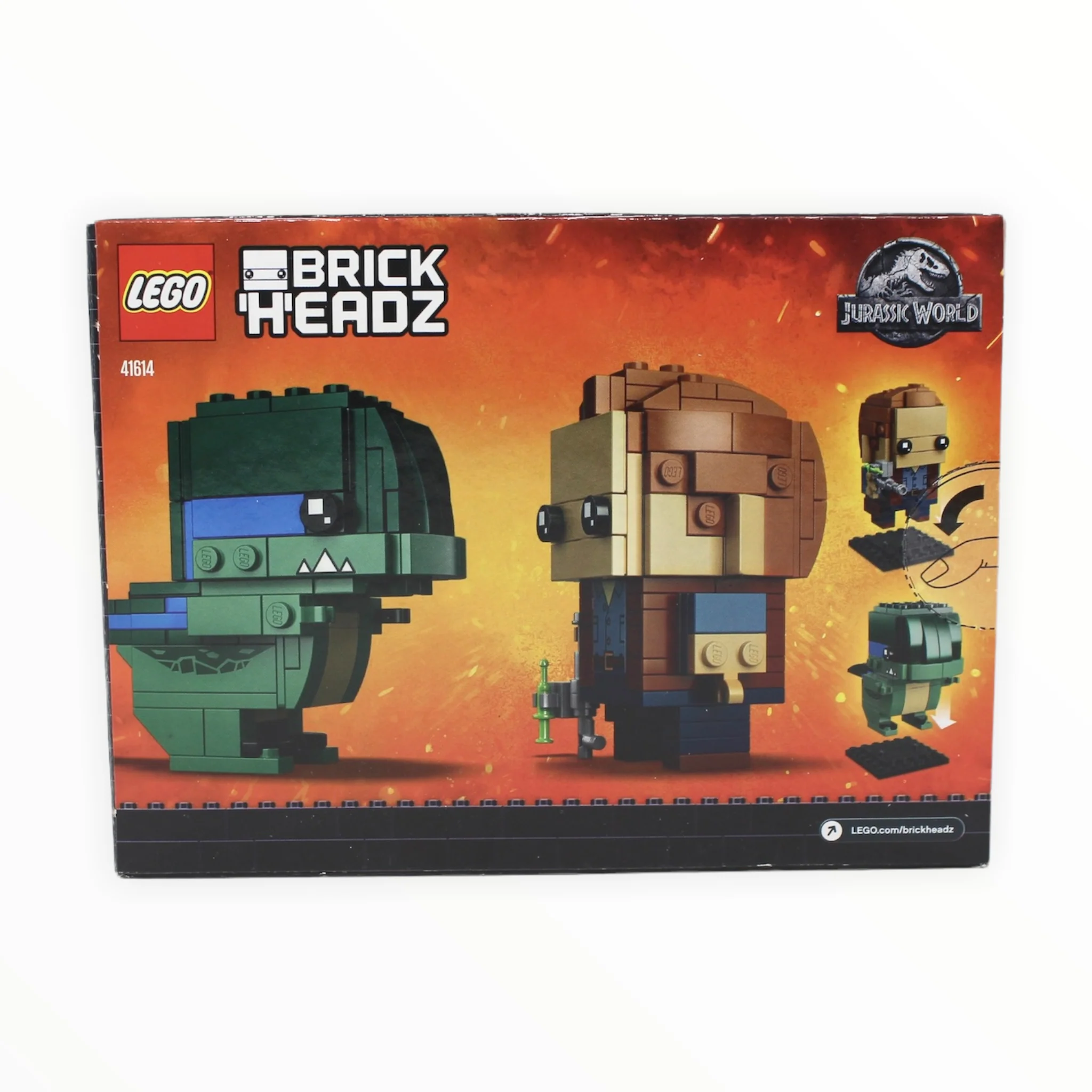 Retired Set 41614 Jurassic World BrickHeadz Owen & Blue - Image 2