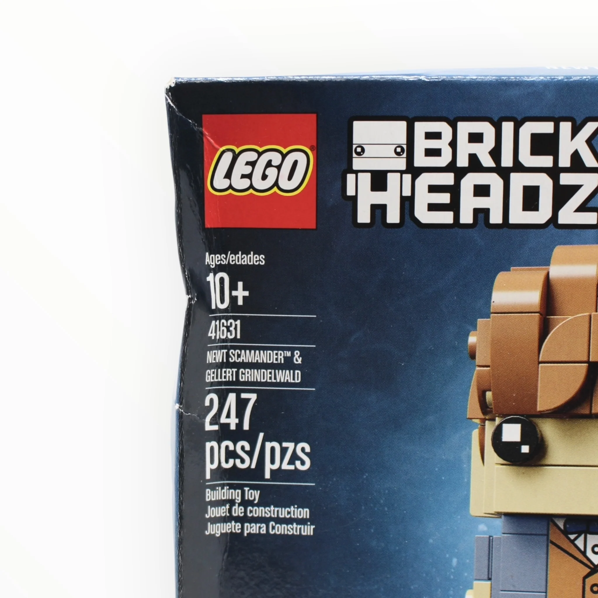 Retired Set 41631 Harry Potter BrickHeadz Newt Scamander & Gellert Grindelwald (damaged box) - Image 3