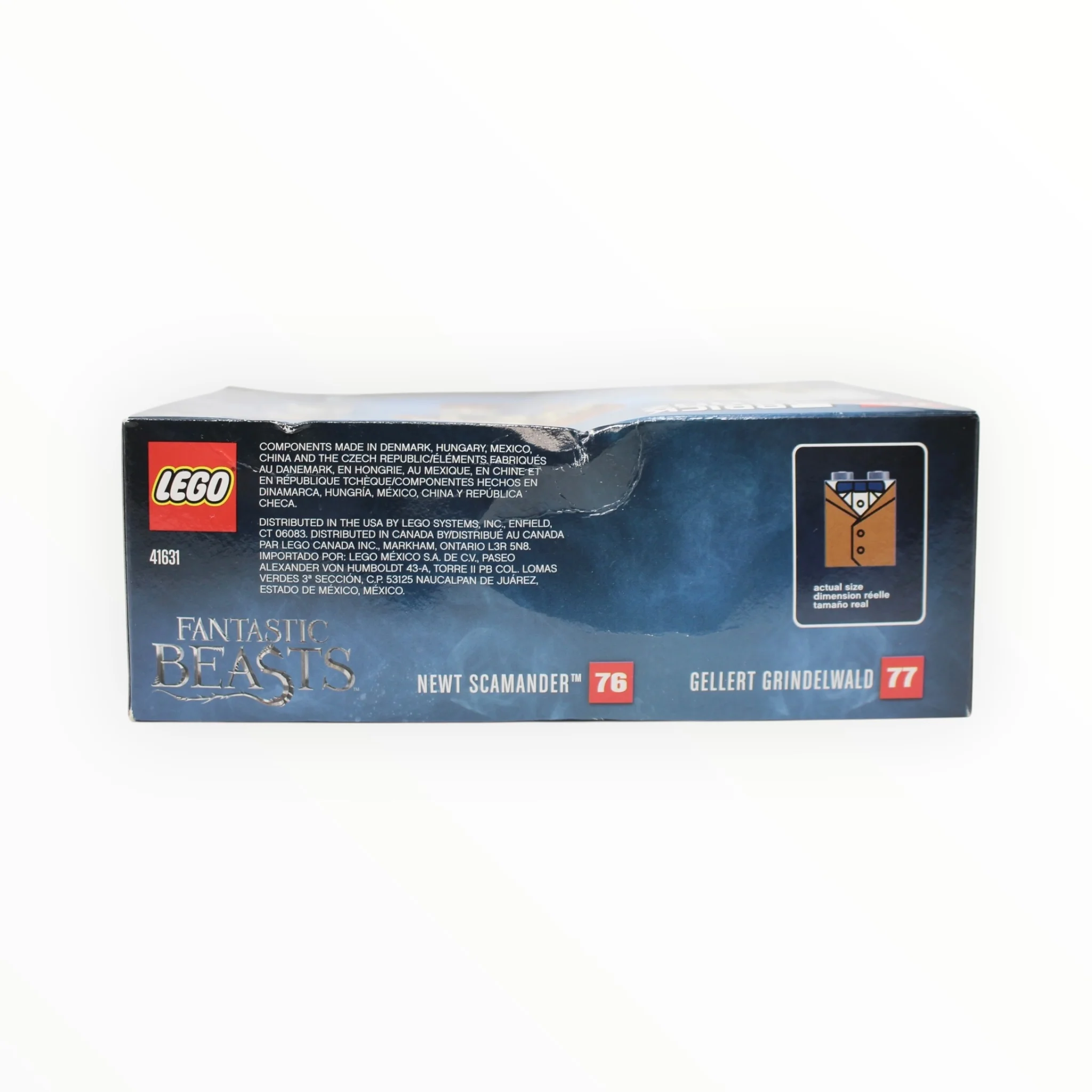 Retired Set 41631 Harry Potter BrickHeadz Newt Scamander & Gellert Grindelwald (damaged box) - Image 4