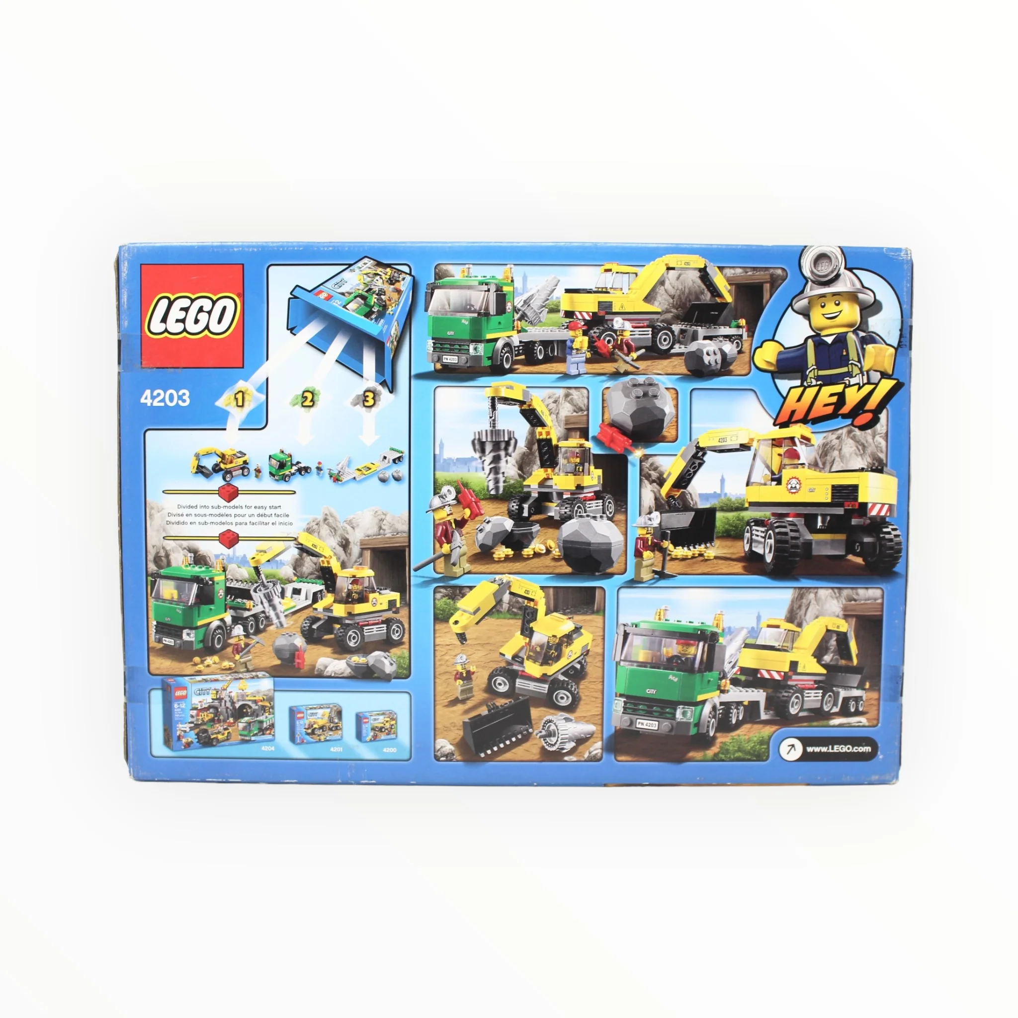 Retired Set 4203 City Excavator Transport - Image 2