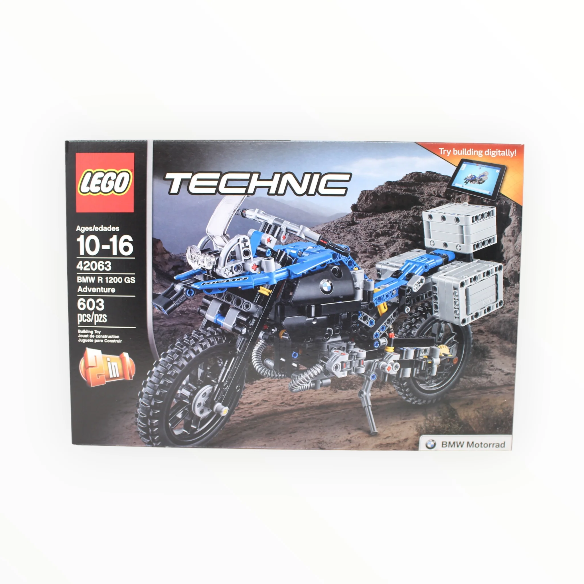 Retired Set 42063 Technic BMW R 1200 GS Adventure
