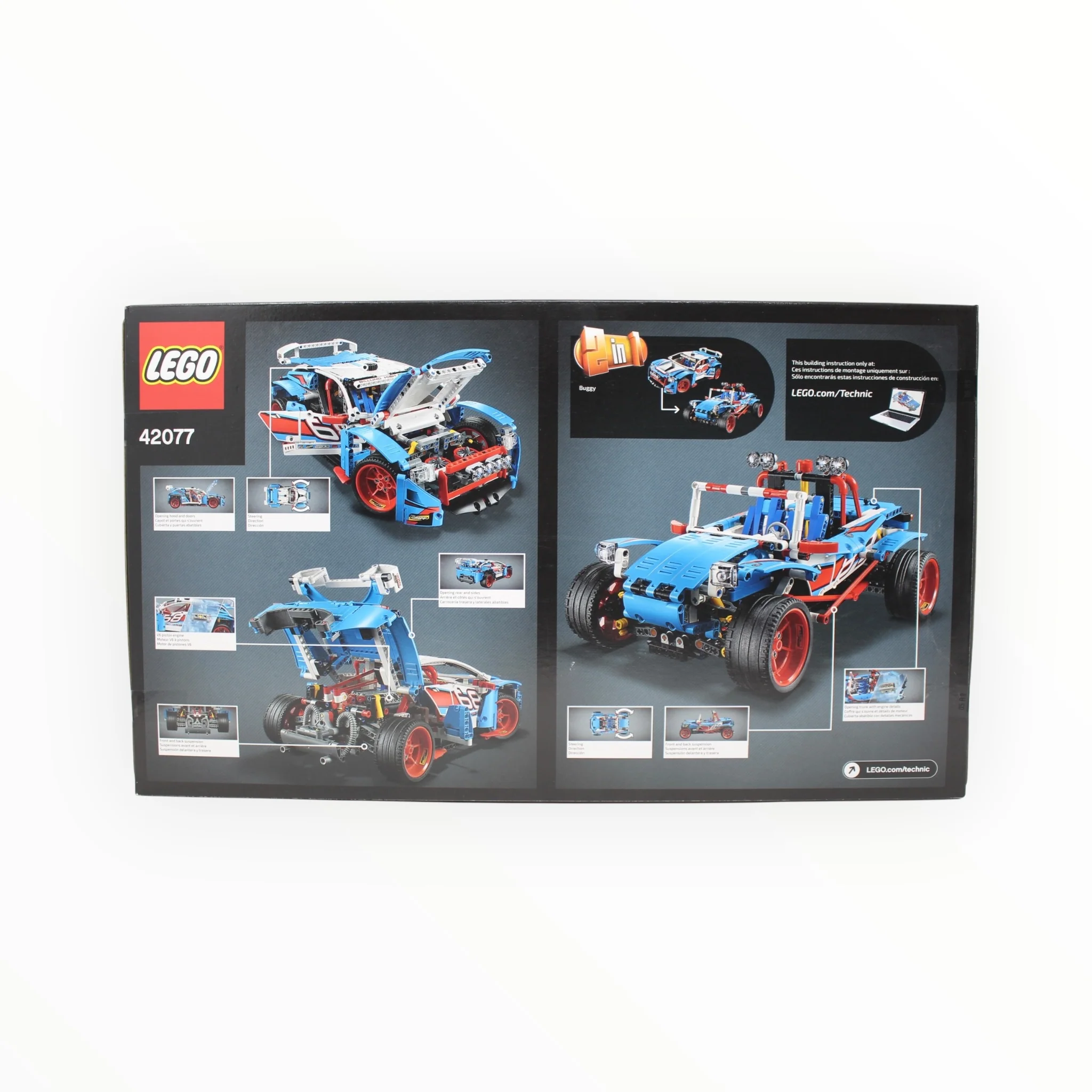 Retired Set 42077 Technic Rally Car - Image 2
