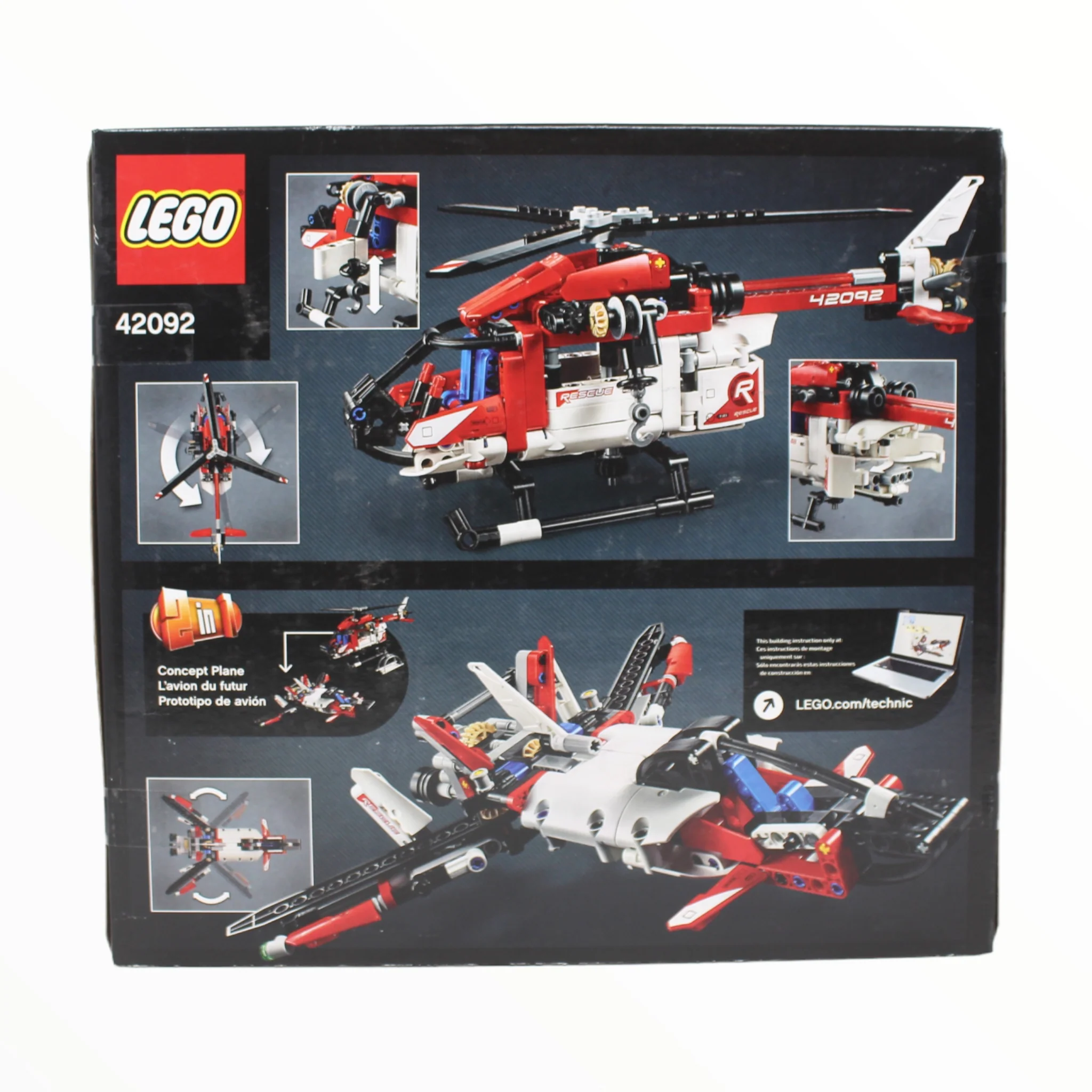 Retired Set 42092 Technic Rescue Helicopter - Image 2