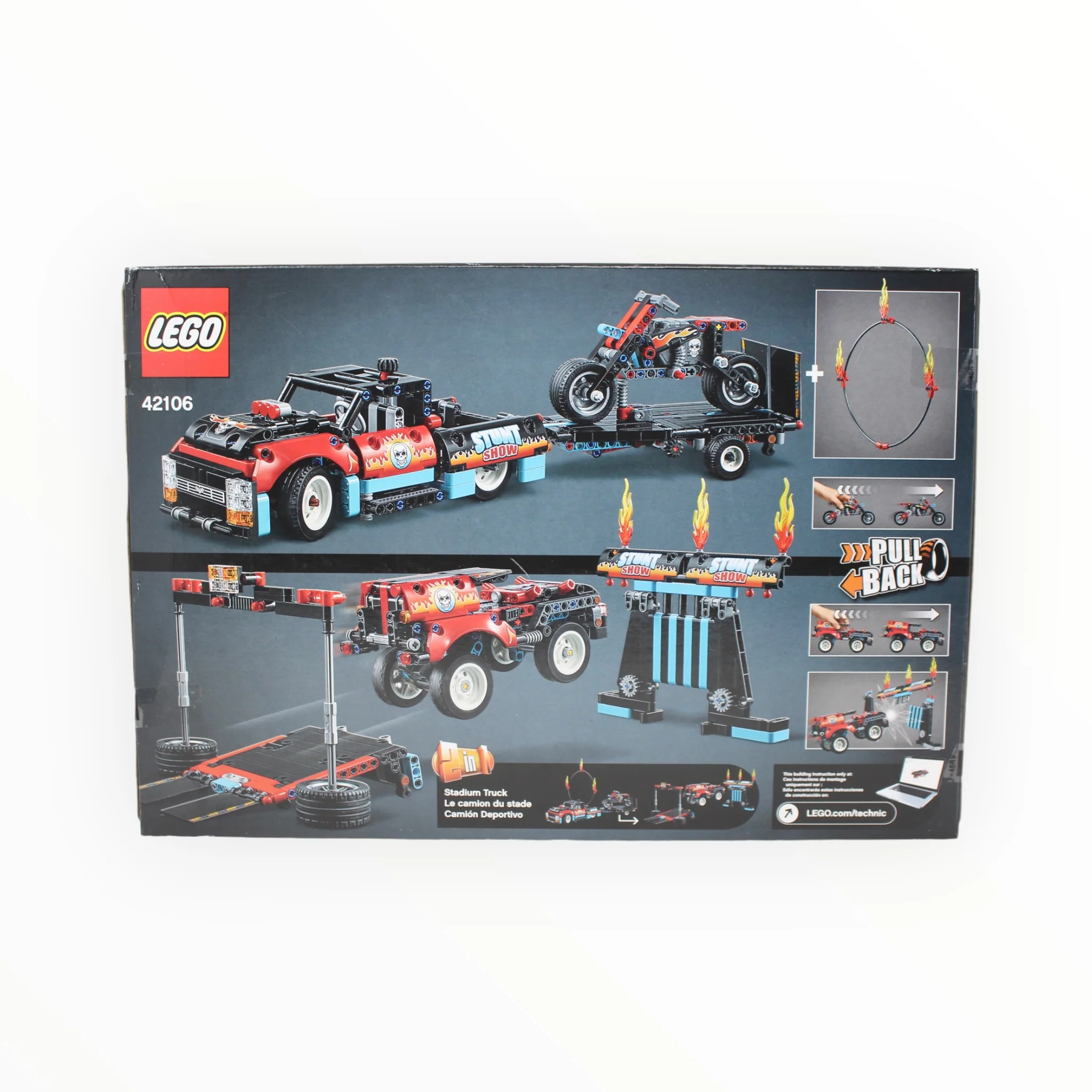 Retired Set 42106 Technic Stunt Show Truck & Bike - Image 2